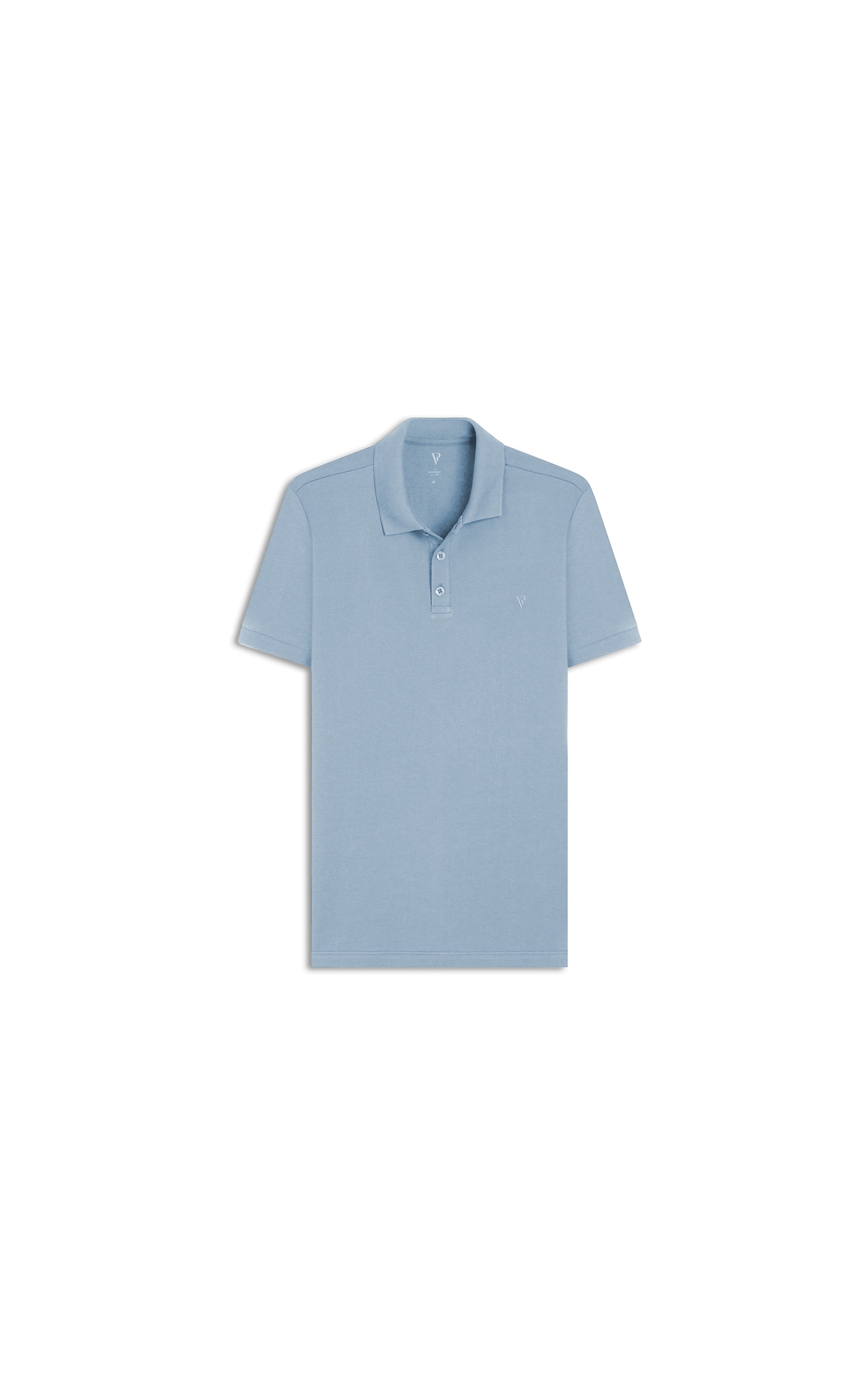 Polo Piquet Básica Azul