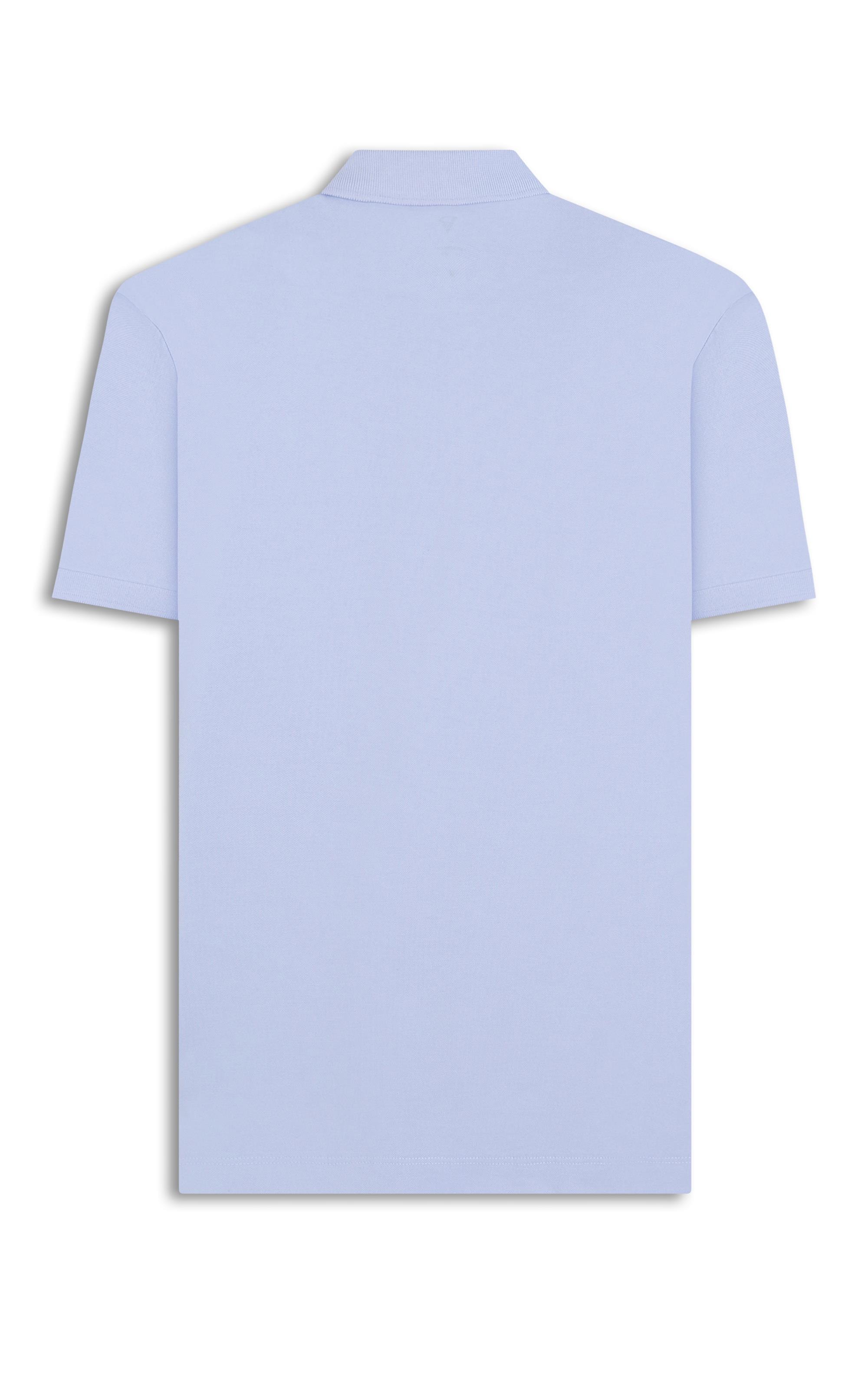 Polo Piquet Básica Azul