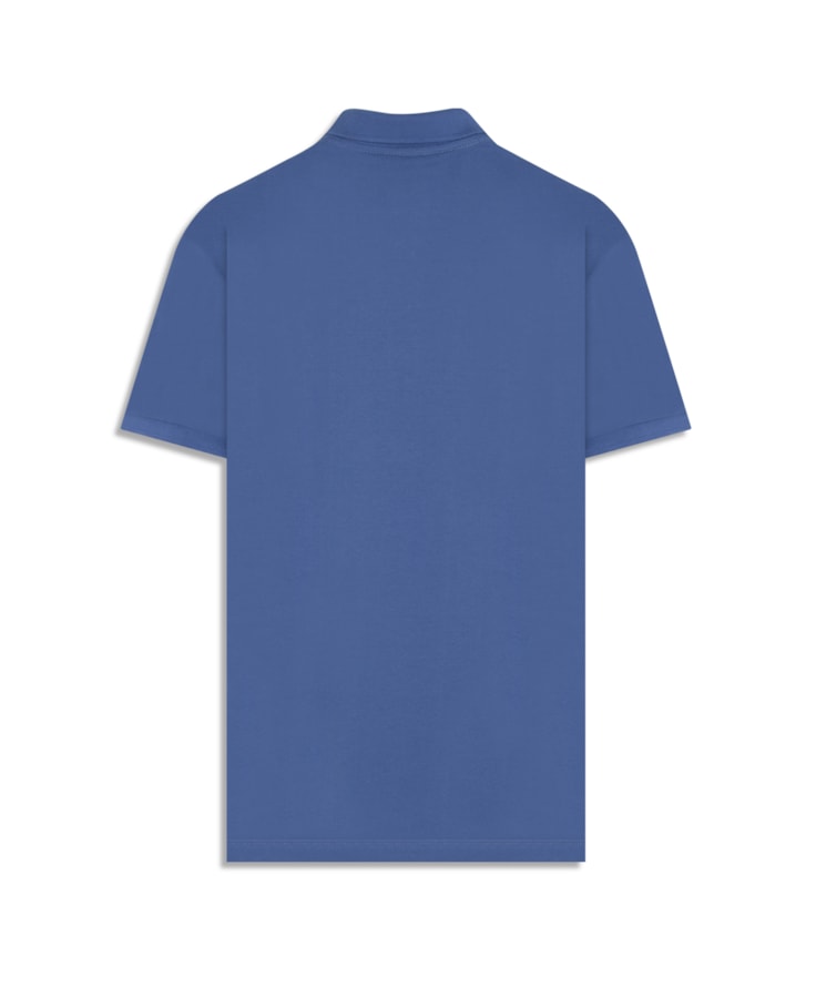 Polo Piquet Básica Azul Jeans
