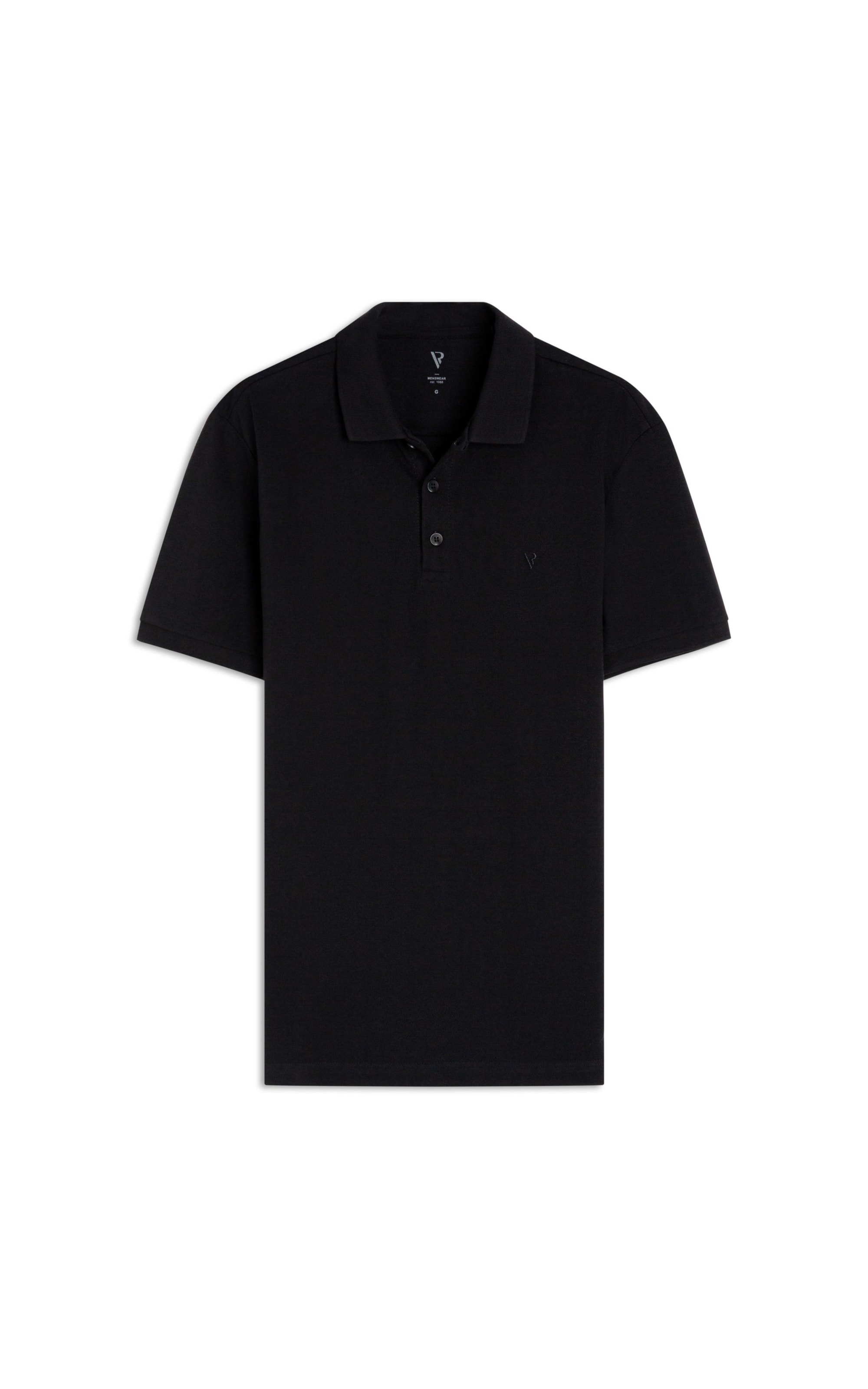 Polo Piquet Básica Black