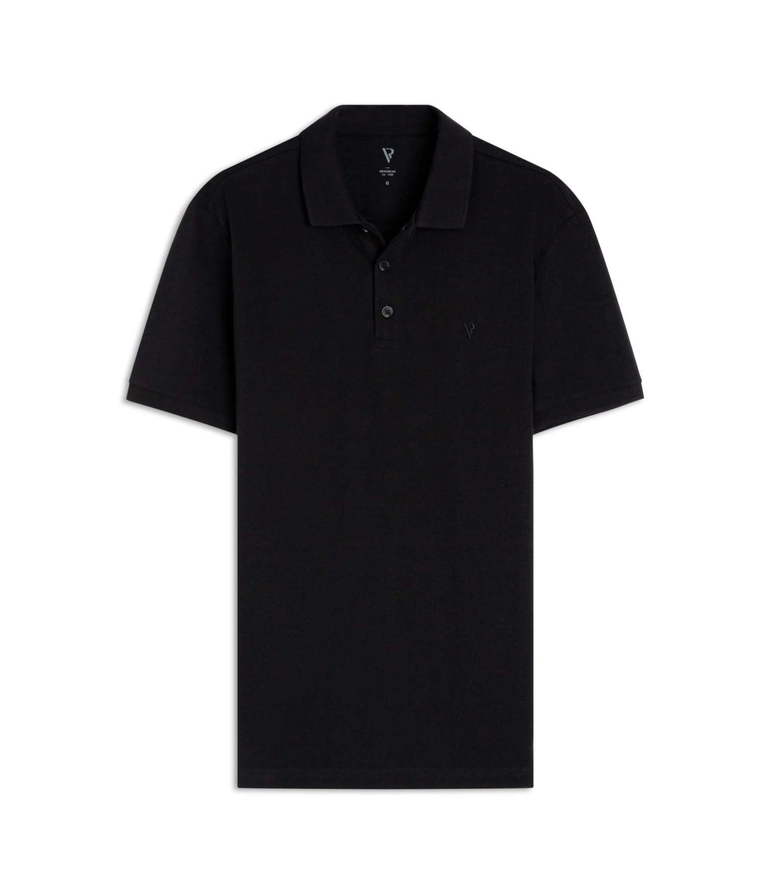 Polo Piquet Básica Black