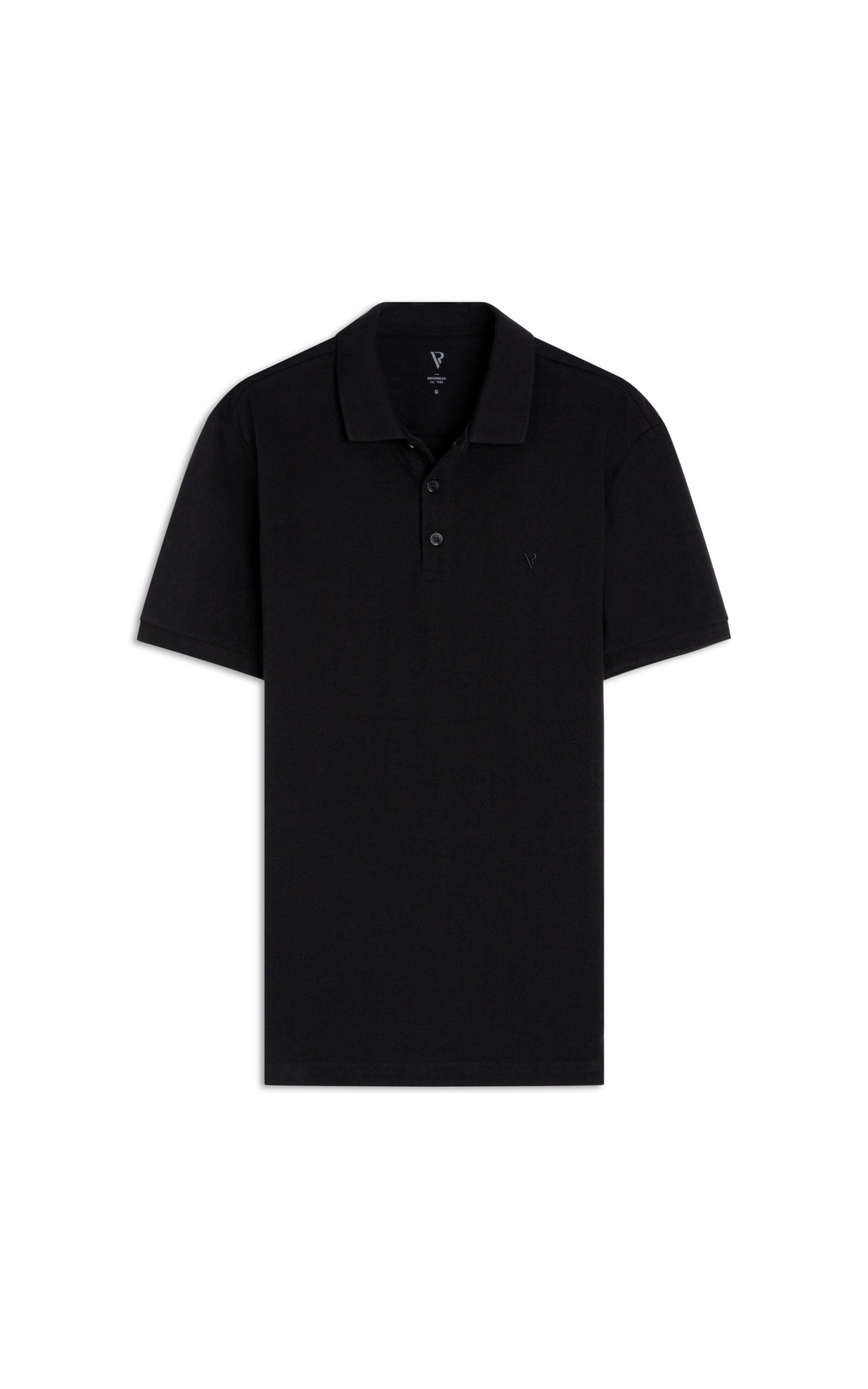 Polo Piquet Básica Black
