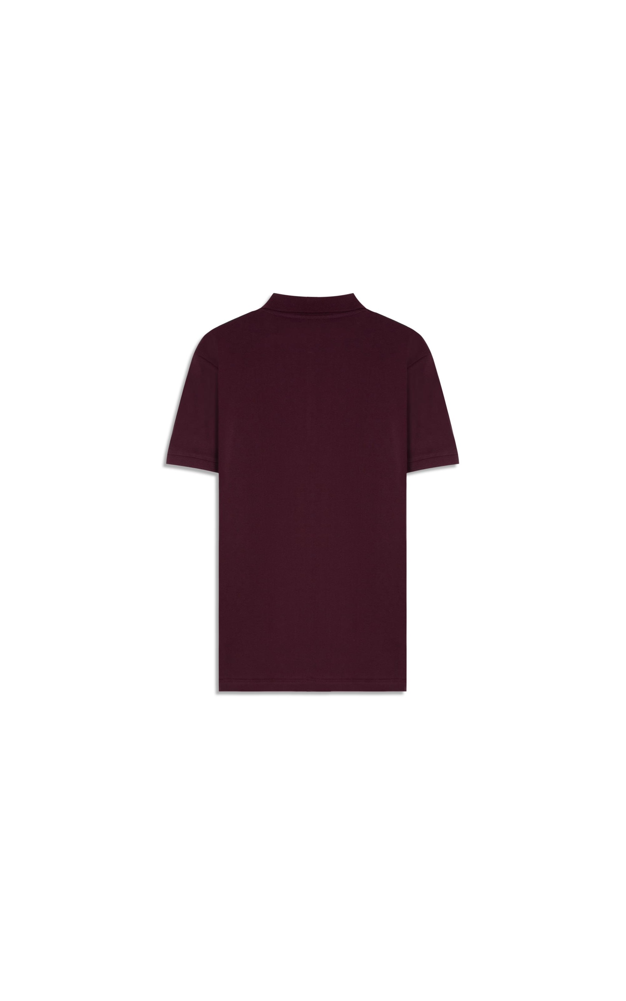 Polo Piquet Básica Bordeaux