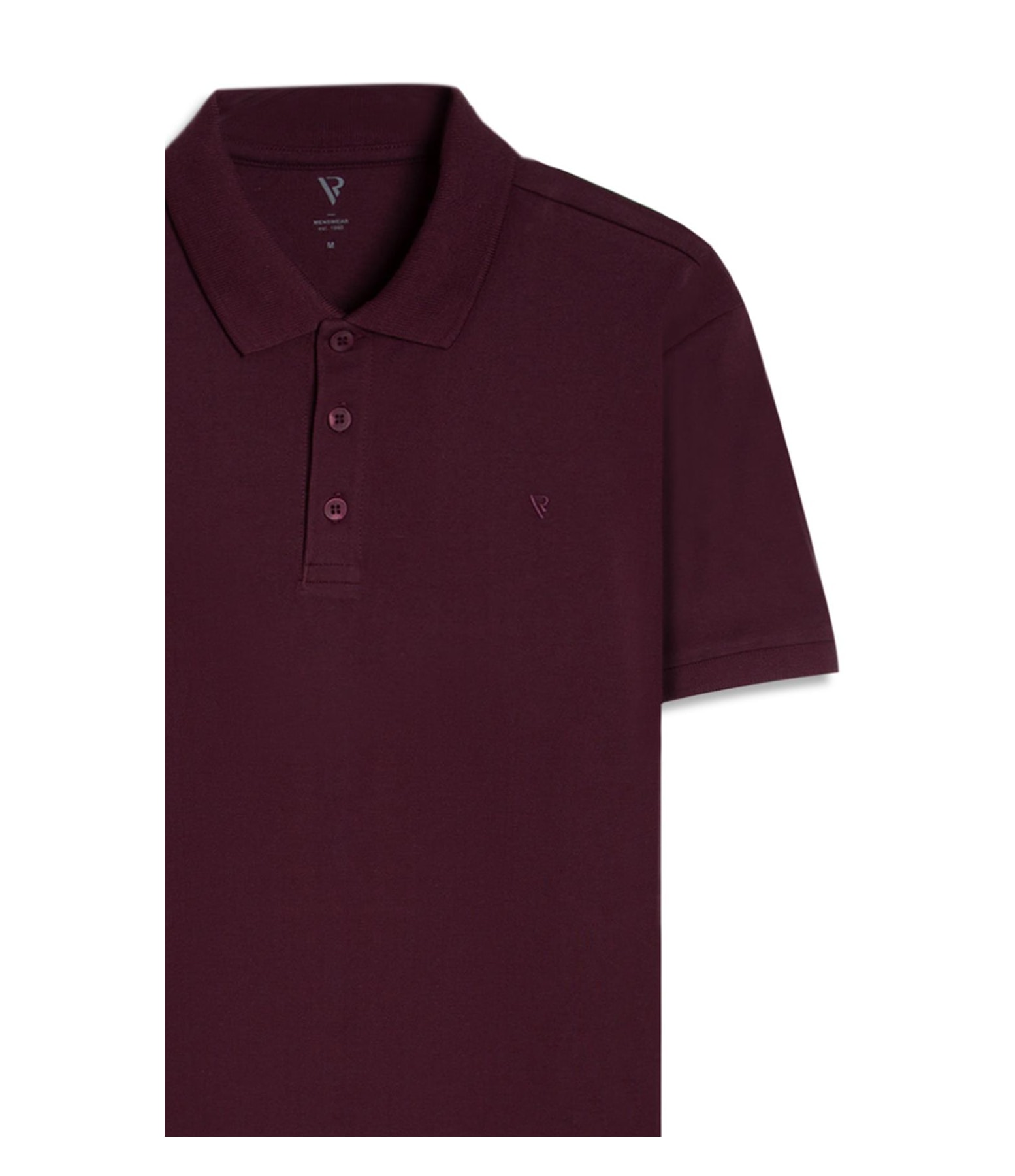 Polo Piquet Básica Bordeaux