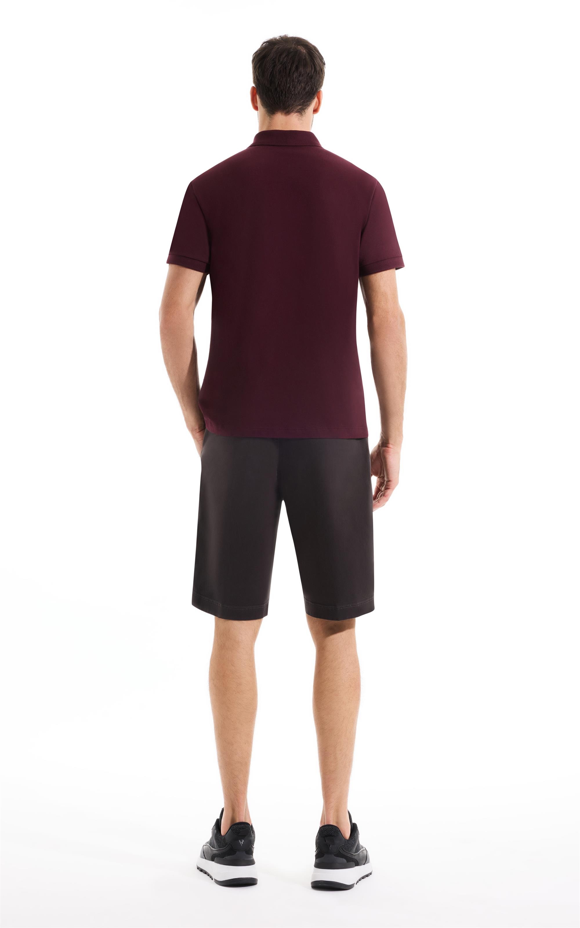 Polo Piquet Básica Bordeaux
