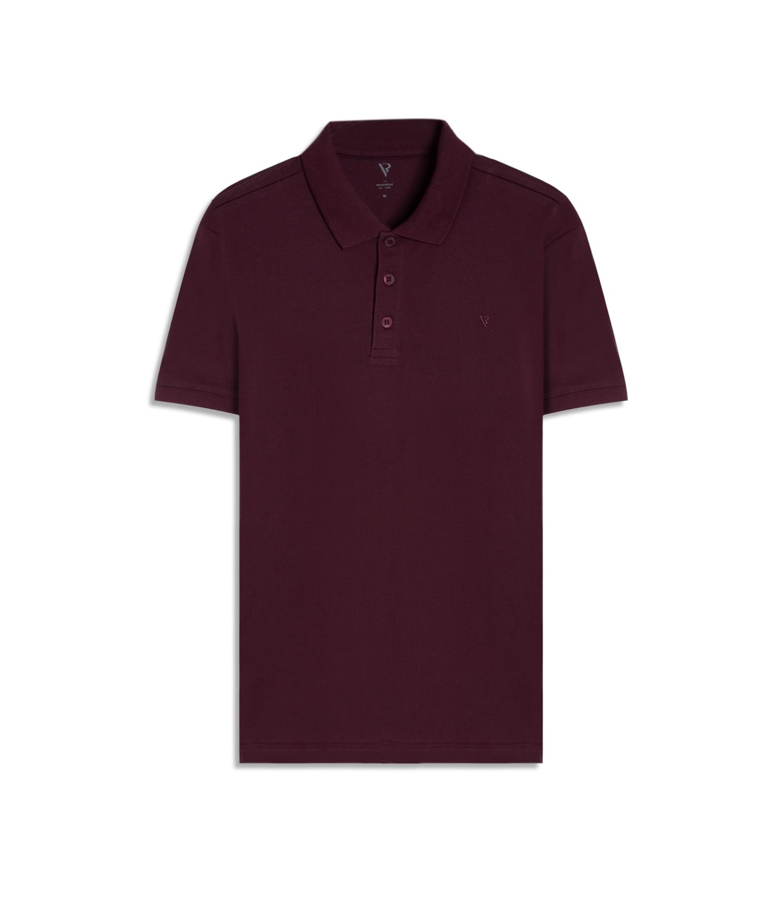Polo Piquet Básica Bordeaux