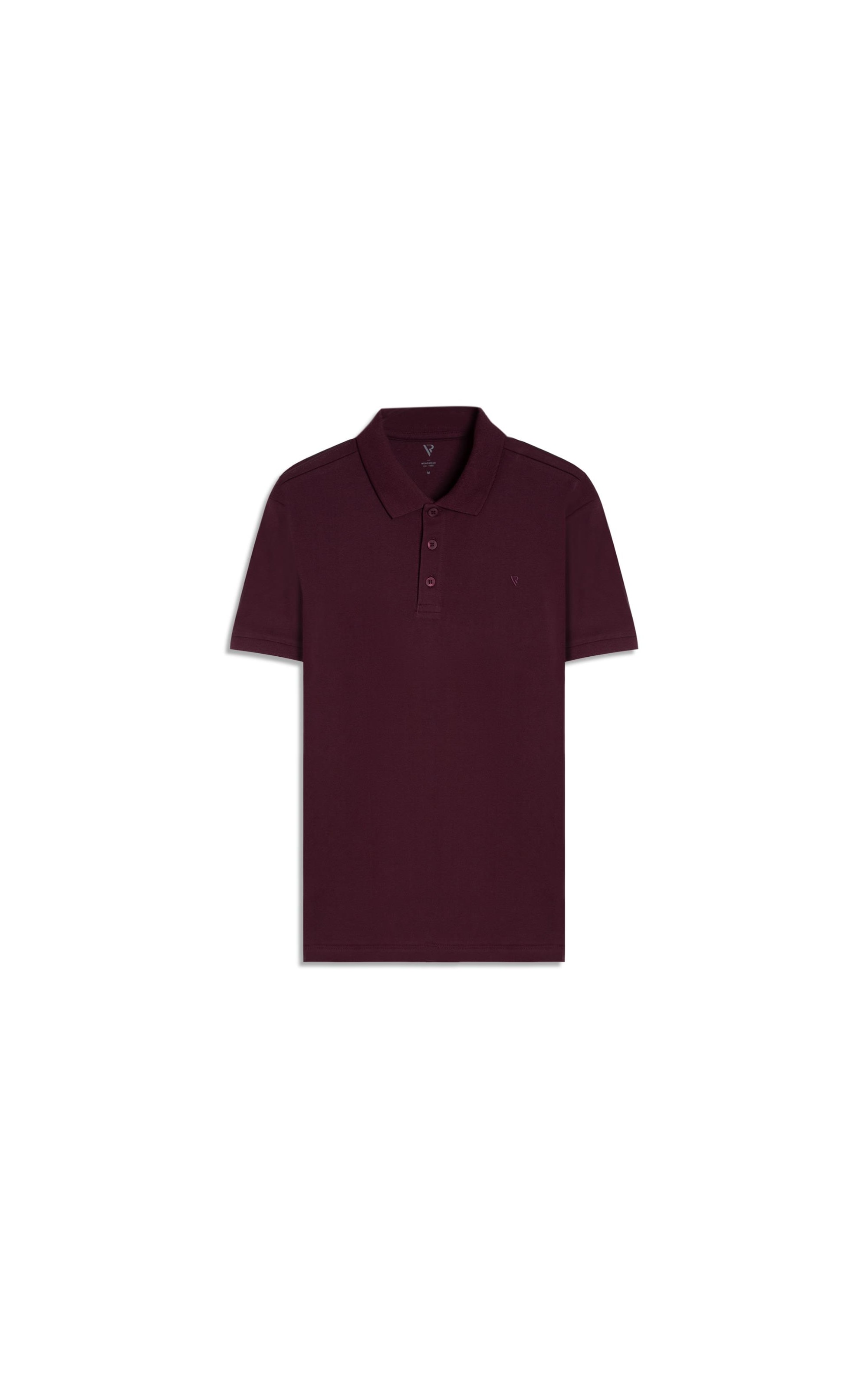 Polo Piquet Básica Bordeaux