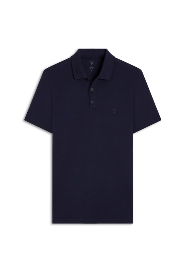 Polo Piquet Básica Dark Navy