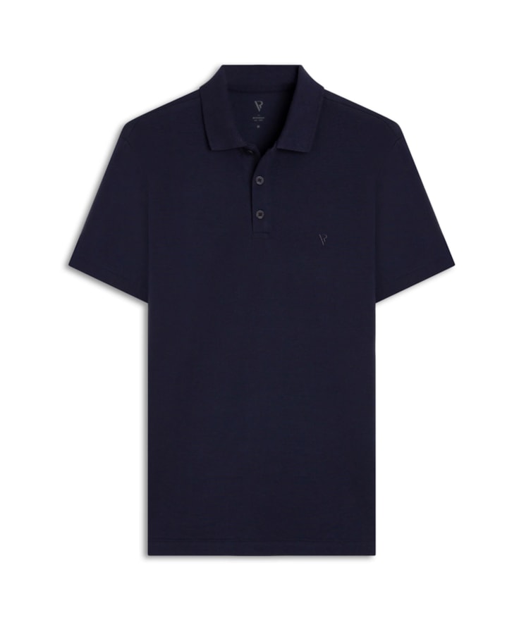 Polo Piquet Básica Dark Navy
