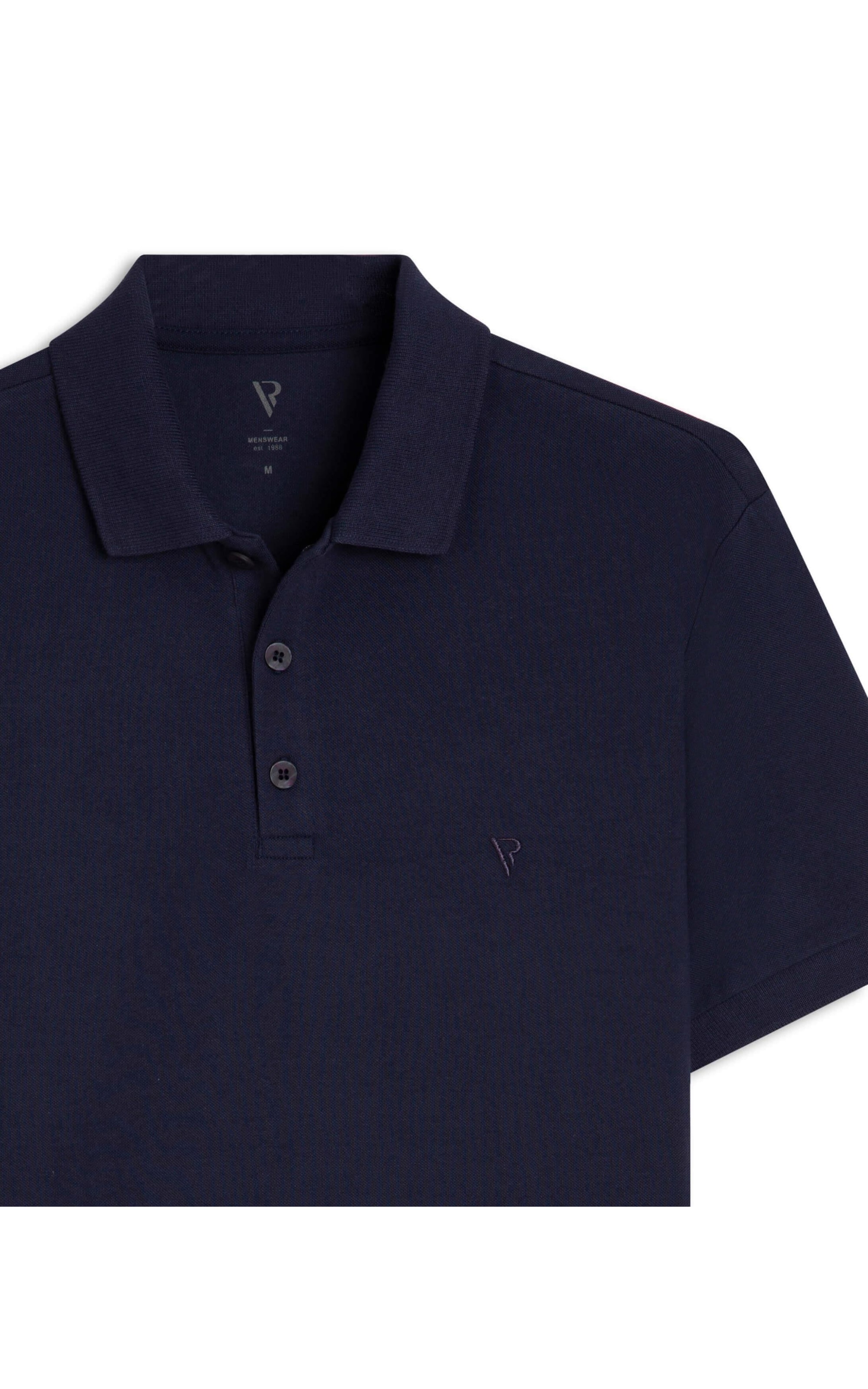 Polo Piquet Básica Dark Nay