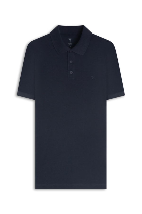 Polo Piquet Básica Midnight Blue