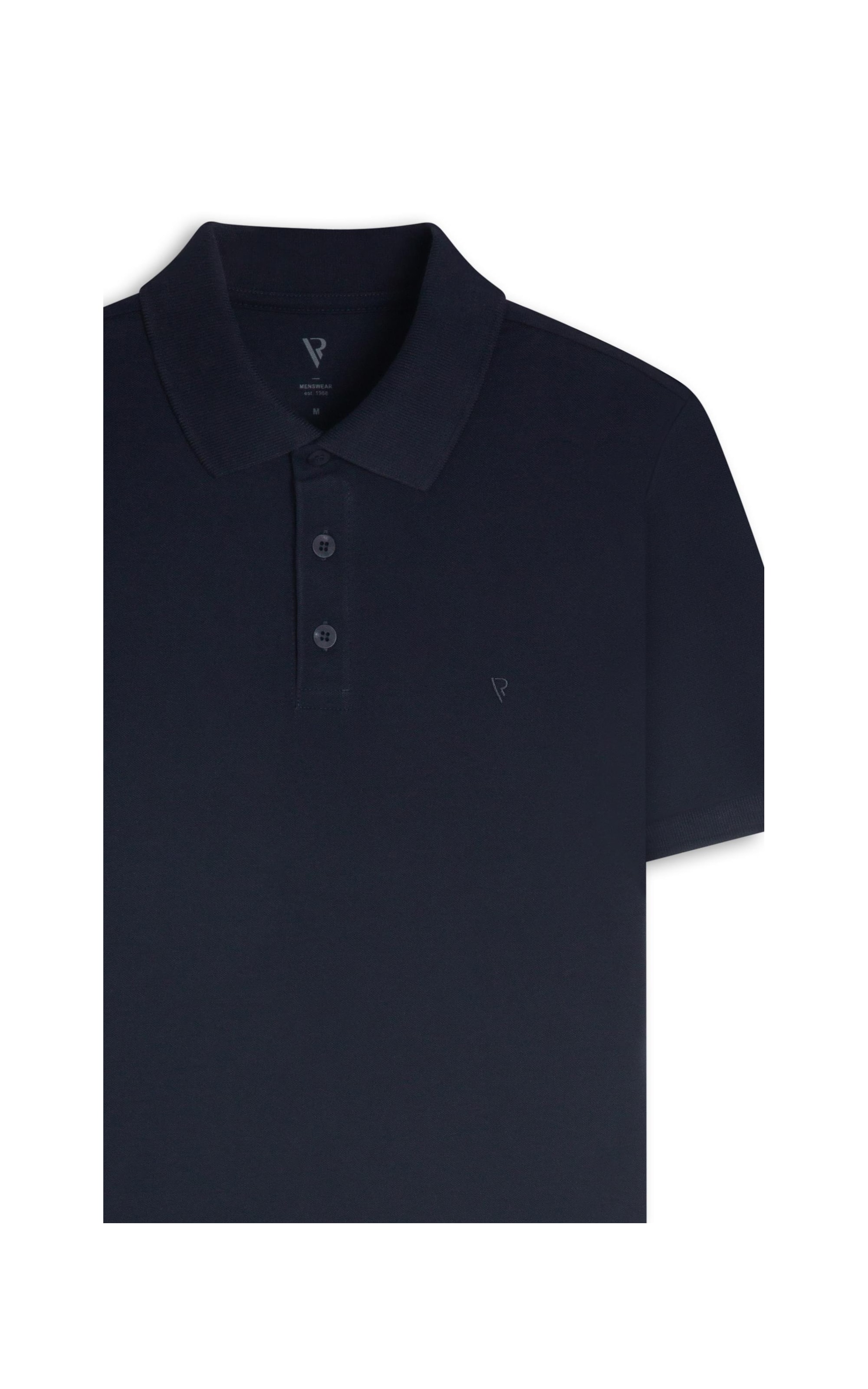 Polo Piquet Básica Midnight Blue