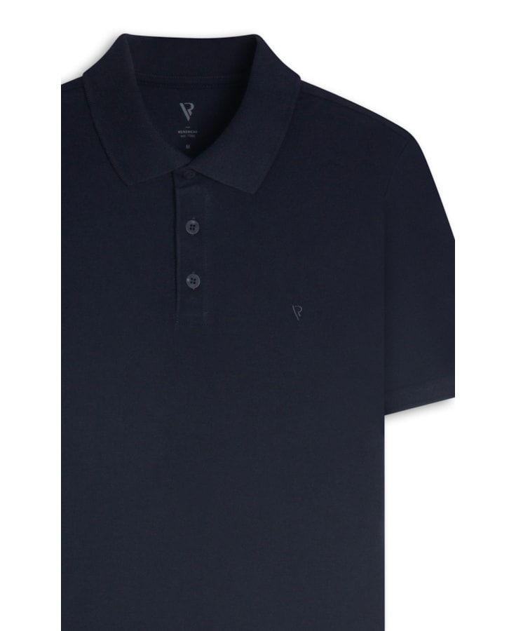 Polo Piquet Básica Midnight Blue