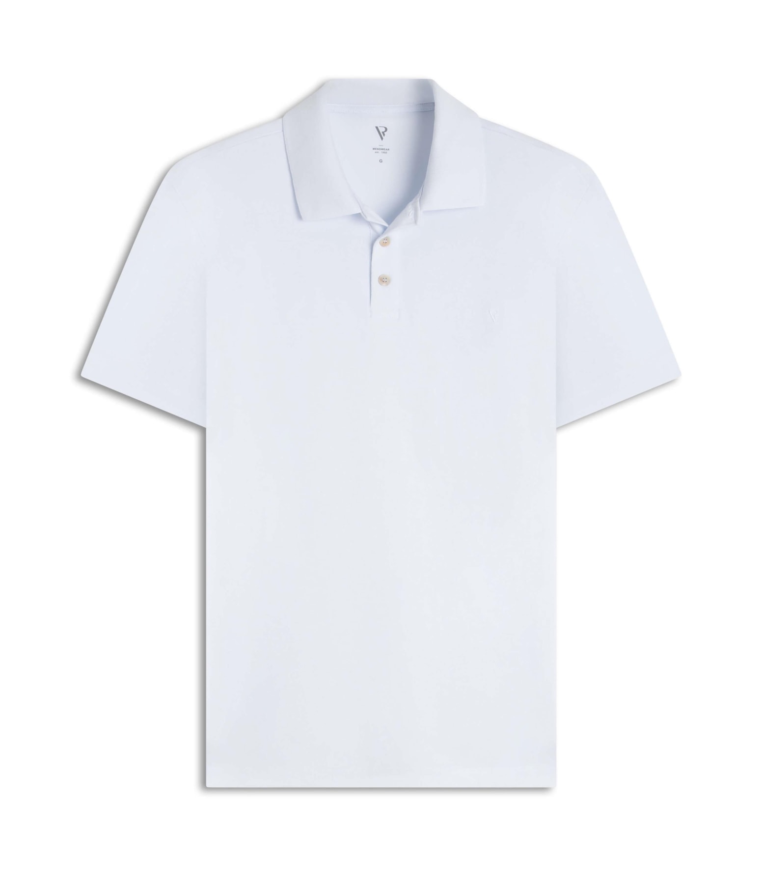 Polo Piquet Básica Off White
