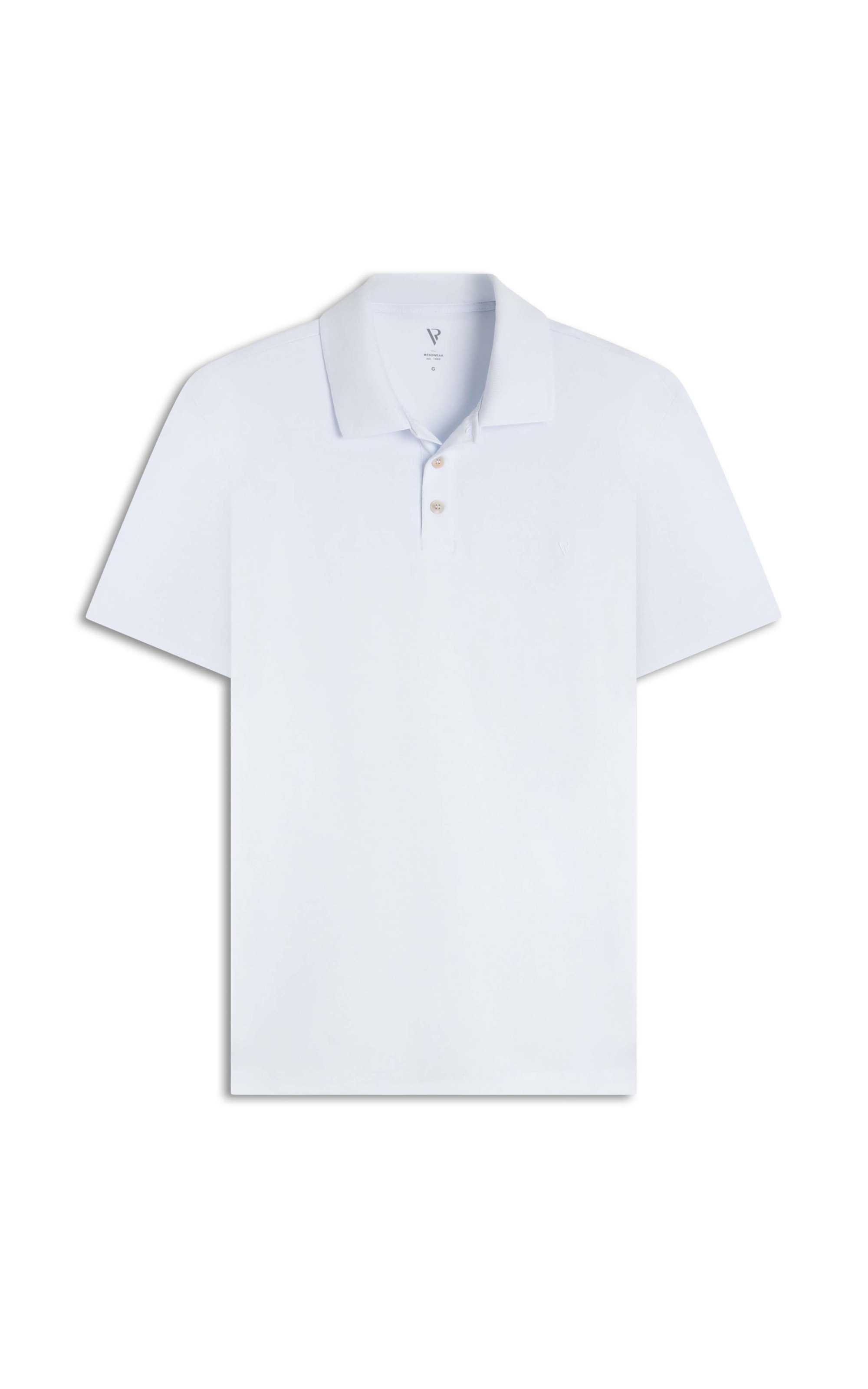 Polo Piquet Básica Off White