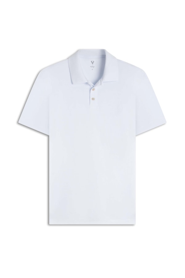 Polo Piquet Básica Off White