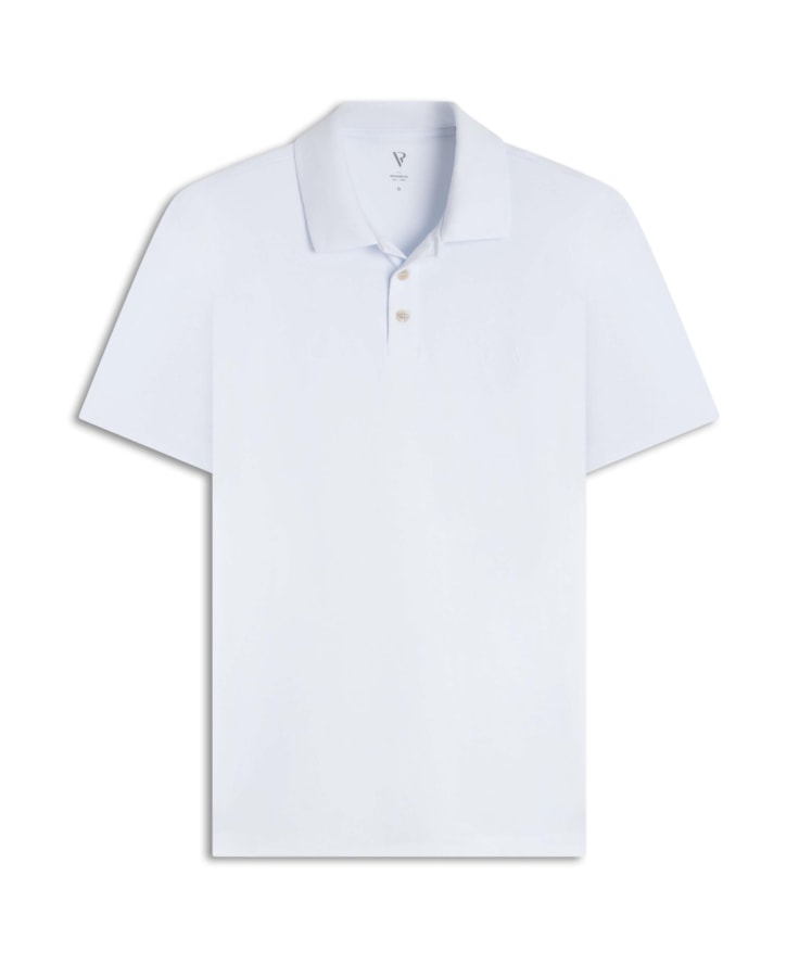 Polo Piquet Básica Off White