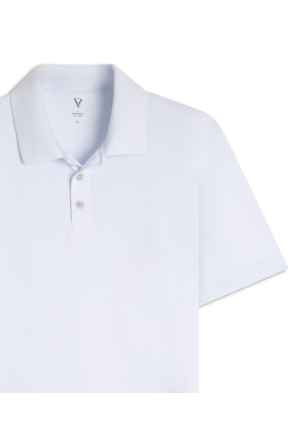 Polo Piquet Básica Off White