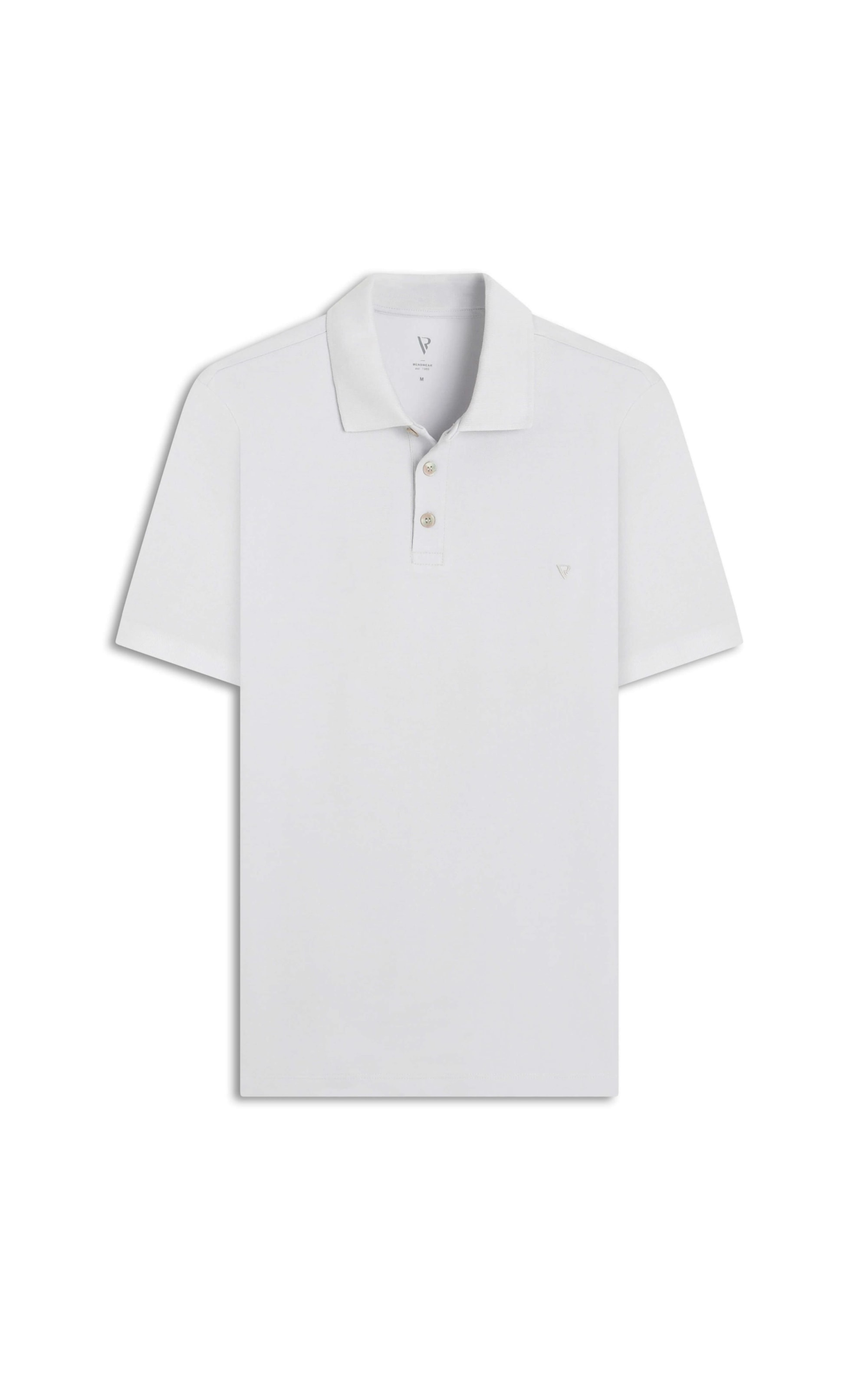 Polo Piquet Básica Prata