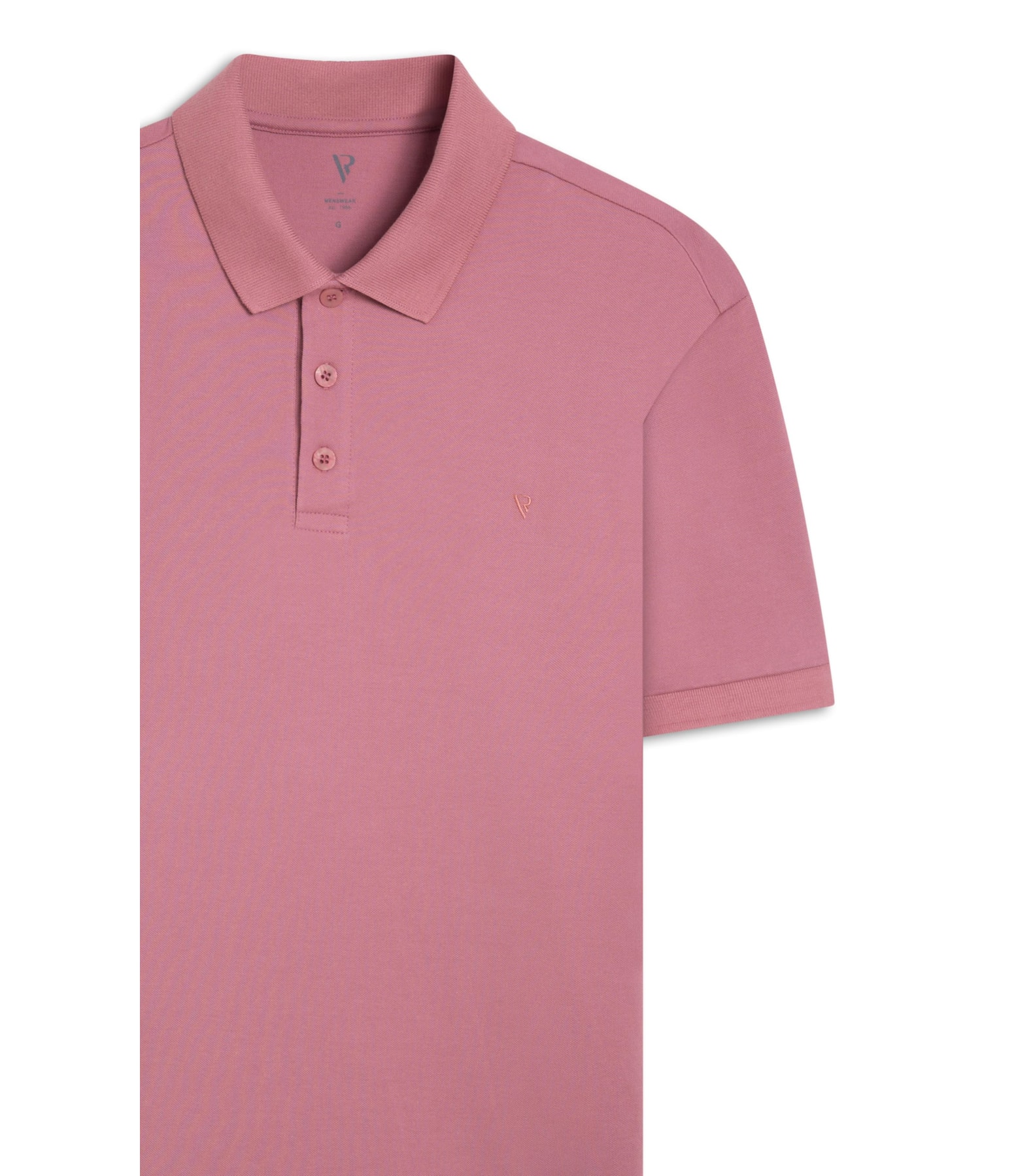 Polo Piquet Básica Rosa Dusty i