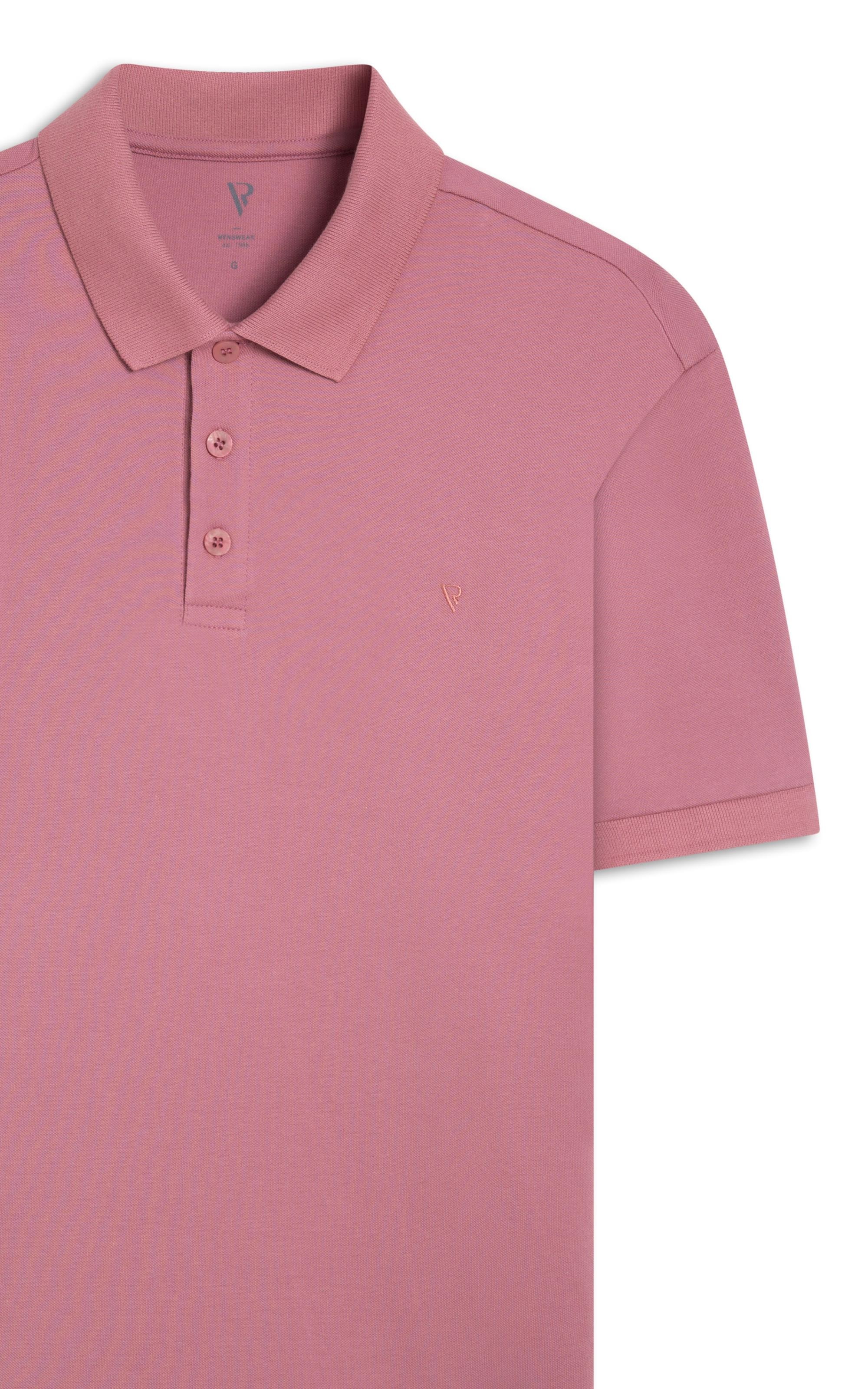 Polo Piquet Básica Rosa Dusty i