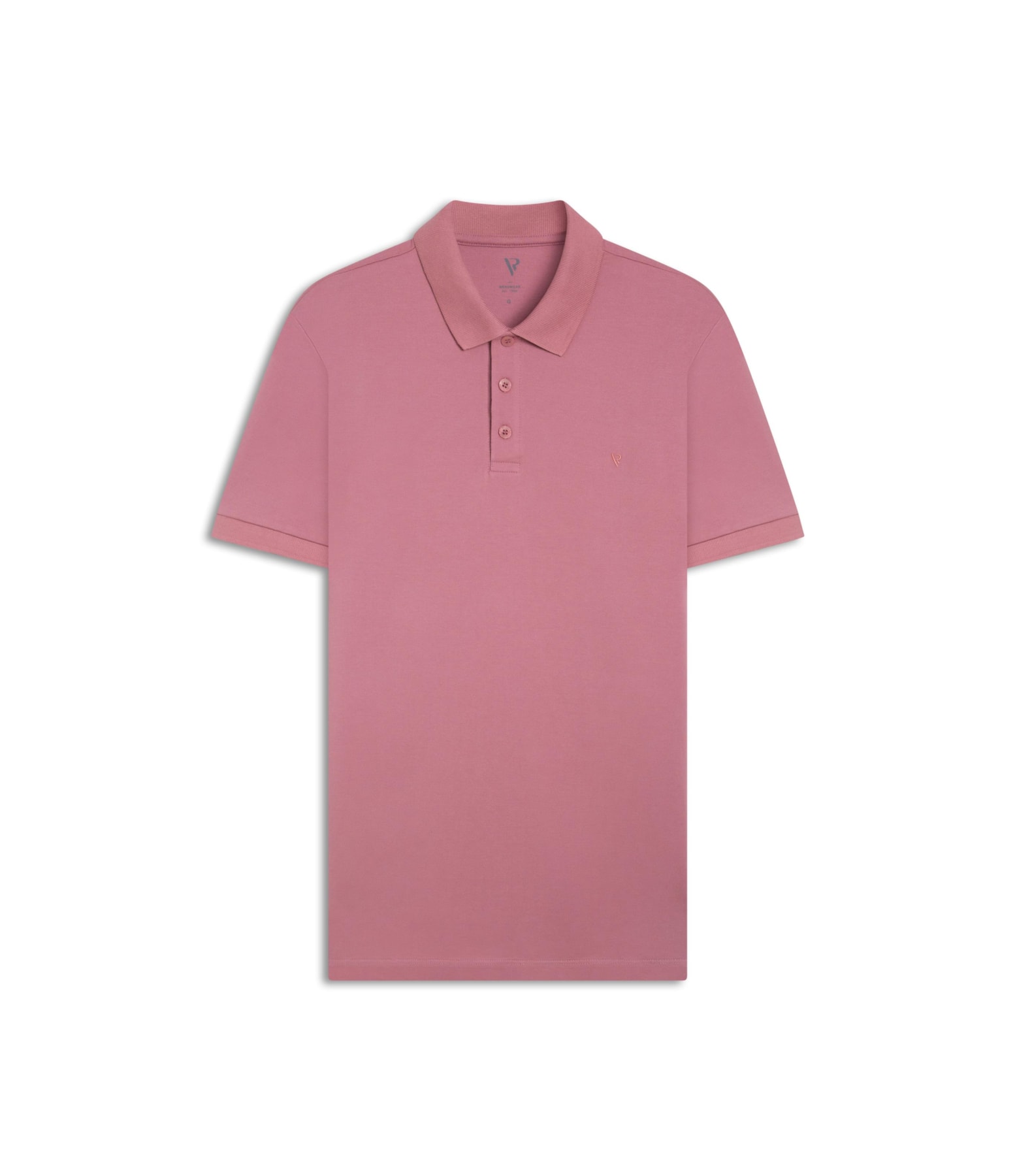 Polo Piquet Básica Rosa Dusty i