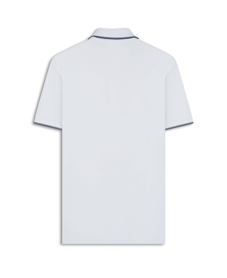 Polo Piquet Classic Frieze Branco