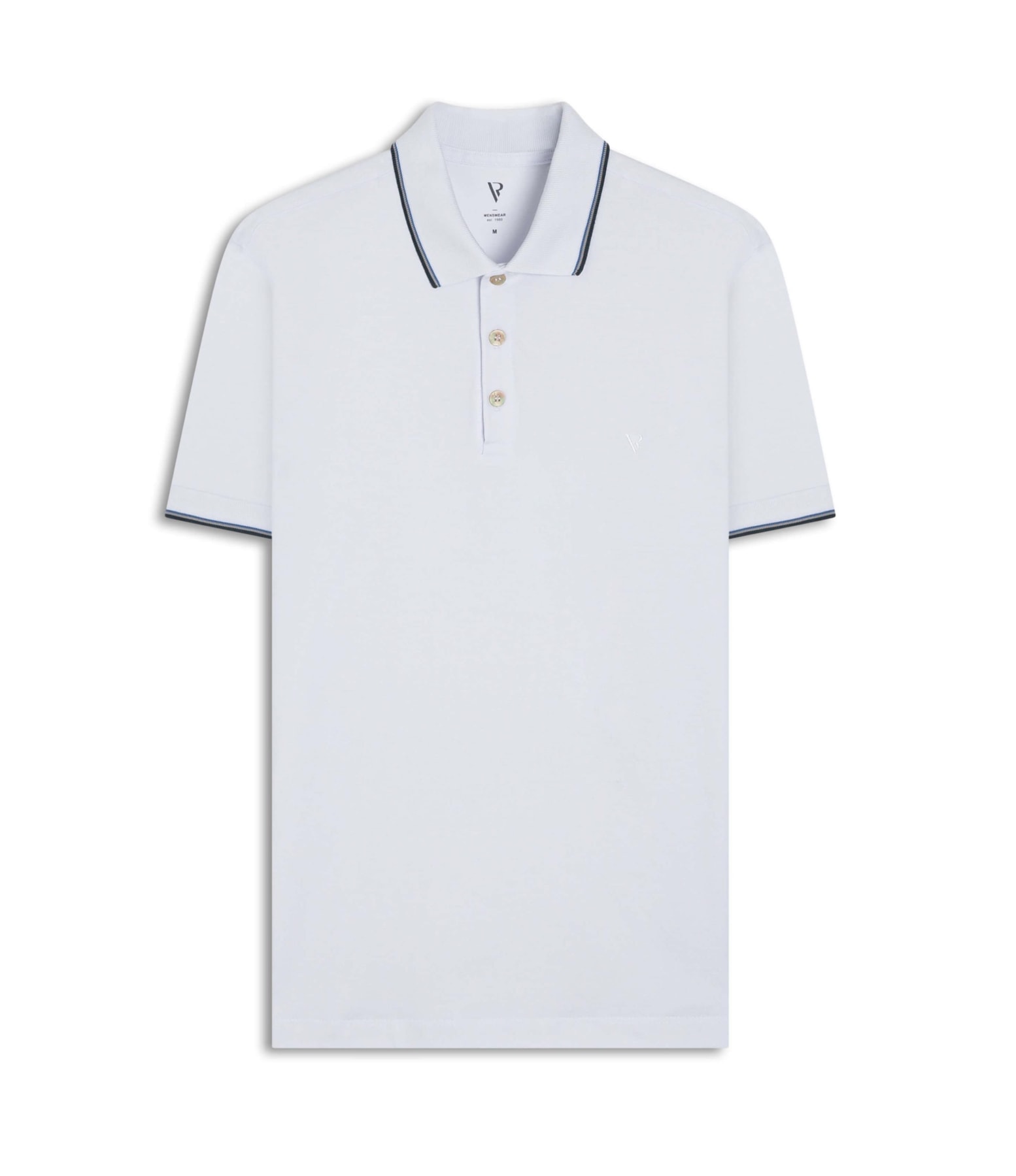 Polo Piquet Classic Frieze Branco