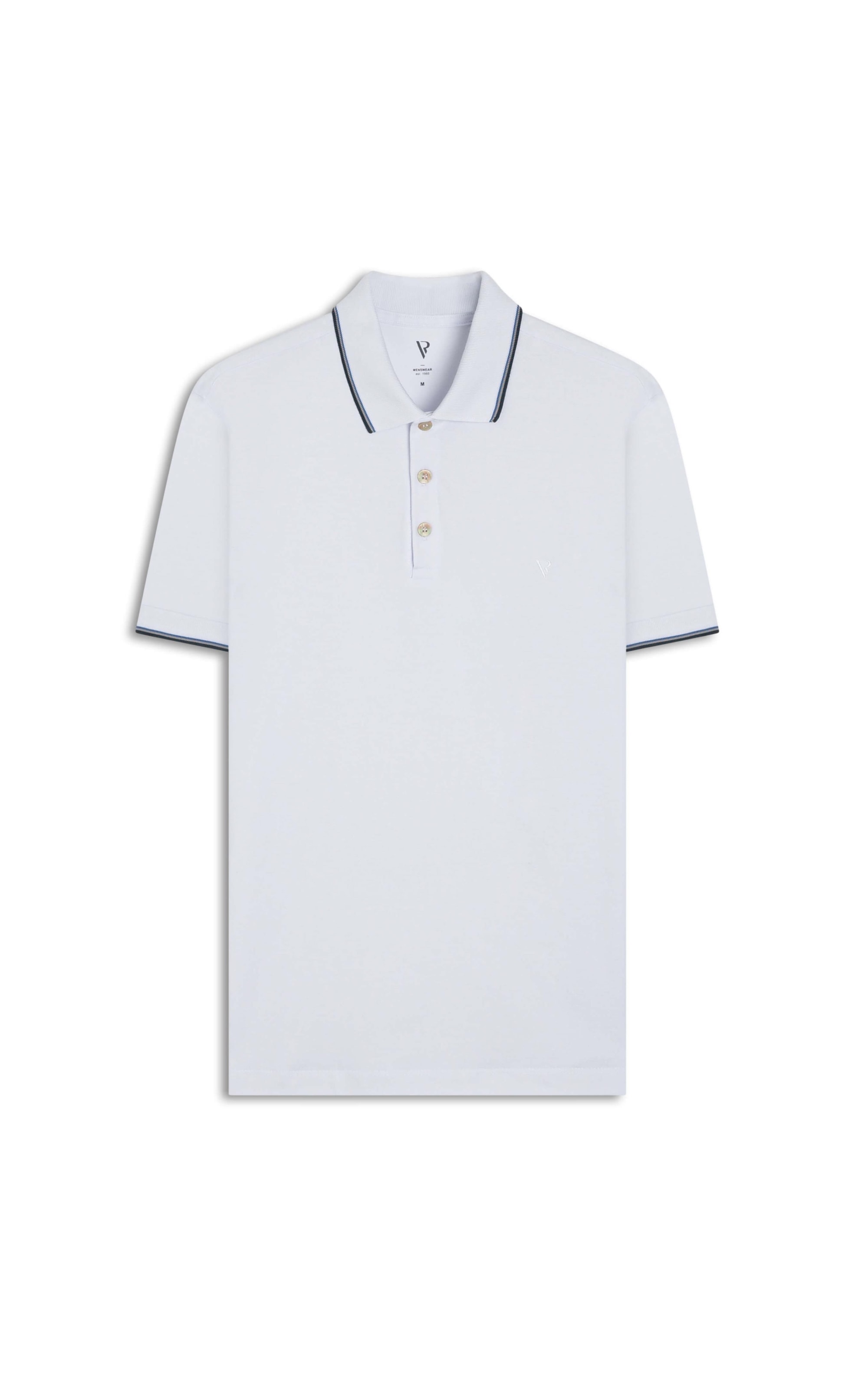 Polo Piquet Classic Frieze Branco