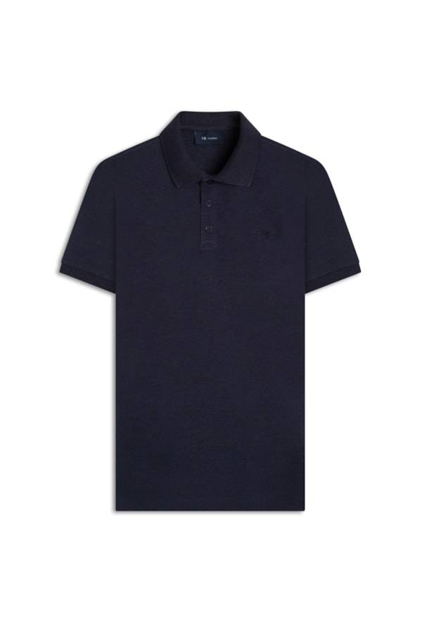 Polo Piquet Coffee Dark Navy