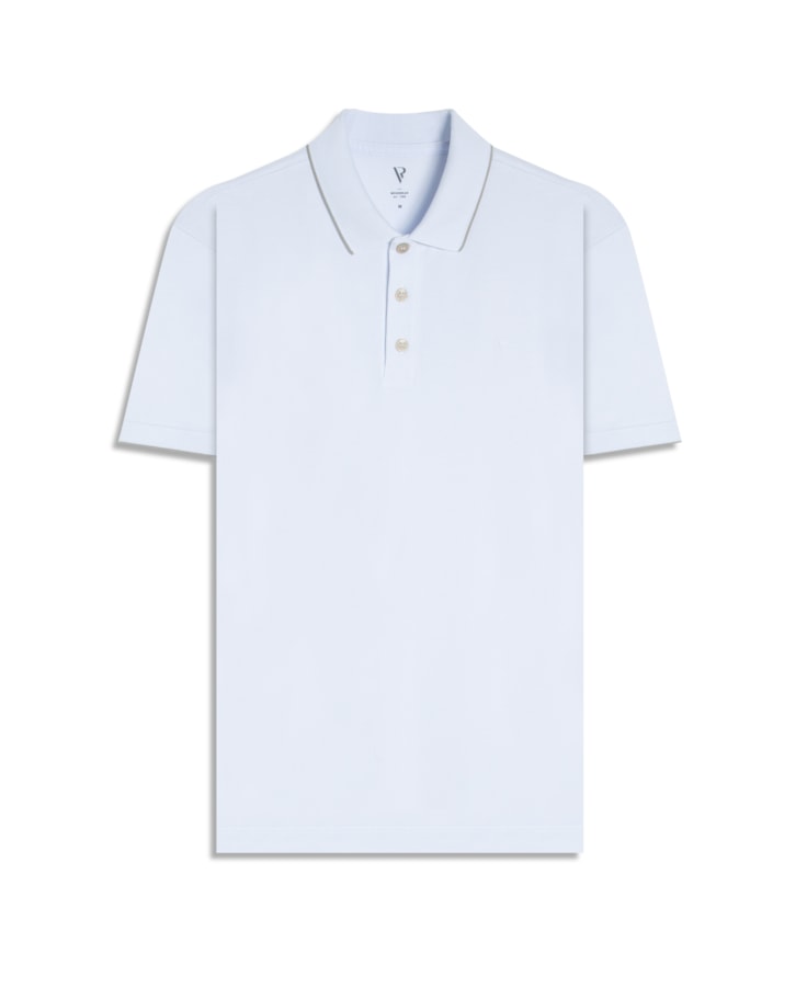 Polo Piquet Frieze Branco