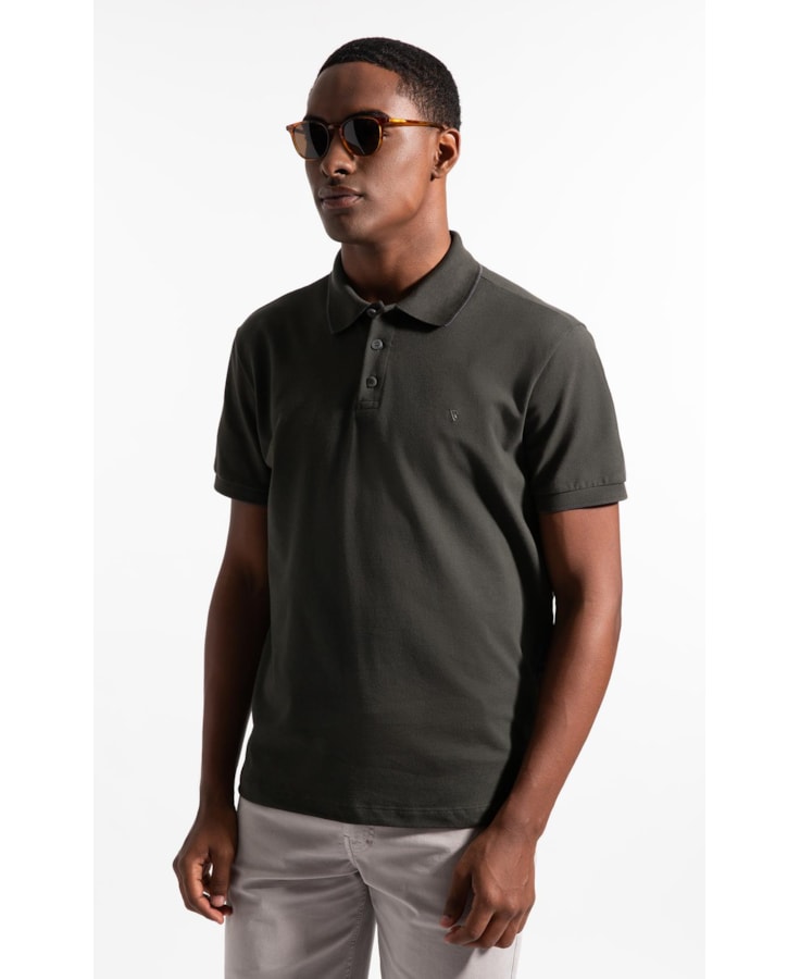 Polo Piquet Frieze Floresta