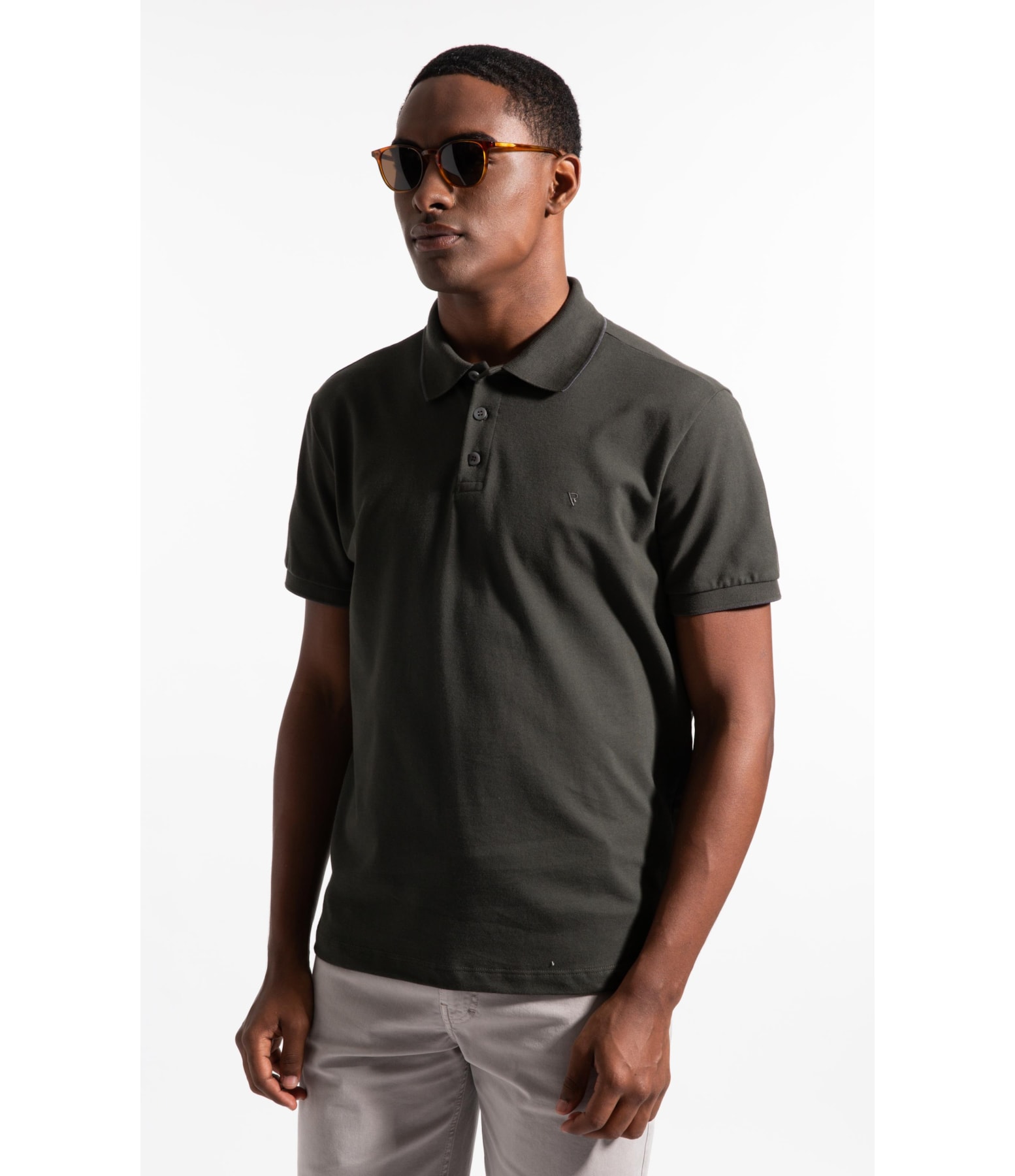 Polo Piquet Frieze Floresta