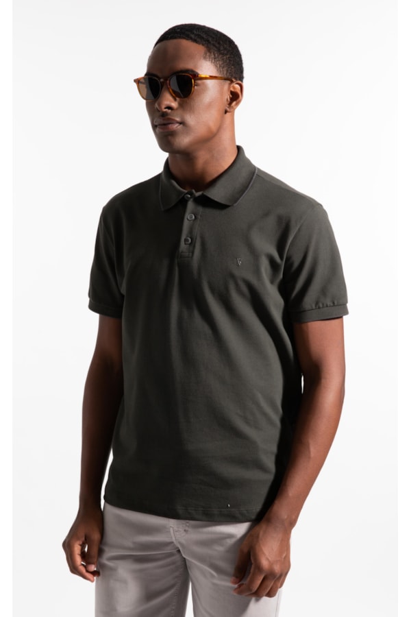 Polo Piquet Frieze Floresta