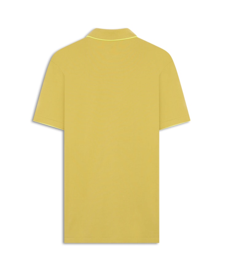 Polo Piquet Frieze Mostarda