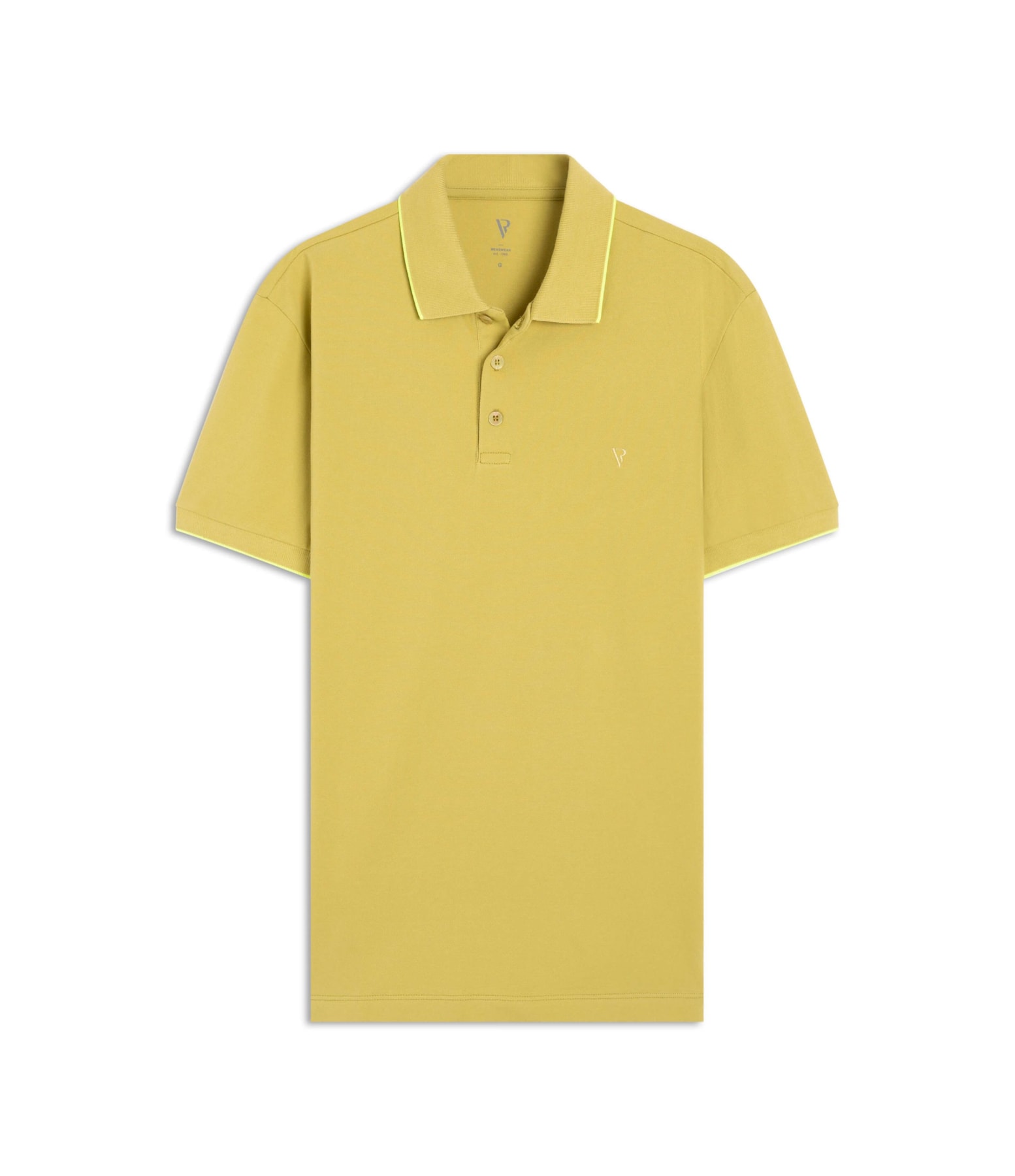 Polo Piquet Frieze Mostarda