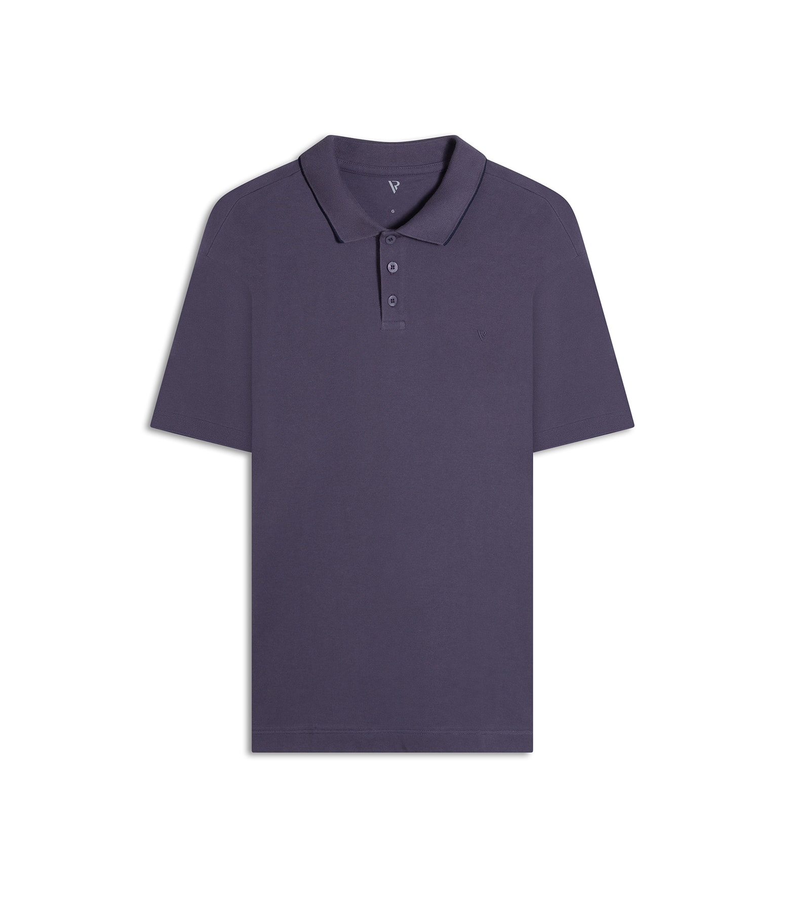 Polo Piquet Frieze Old Purple