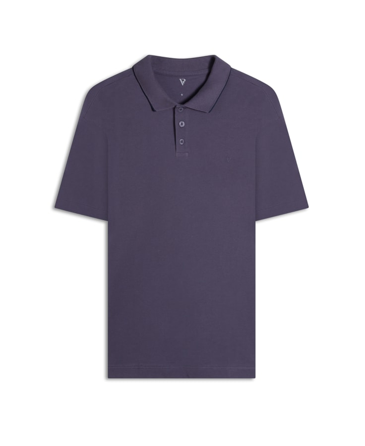 Polo Piquet Frieze Old Purple