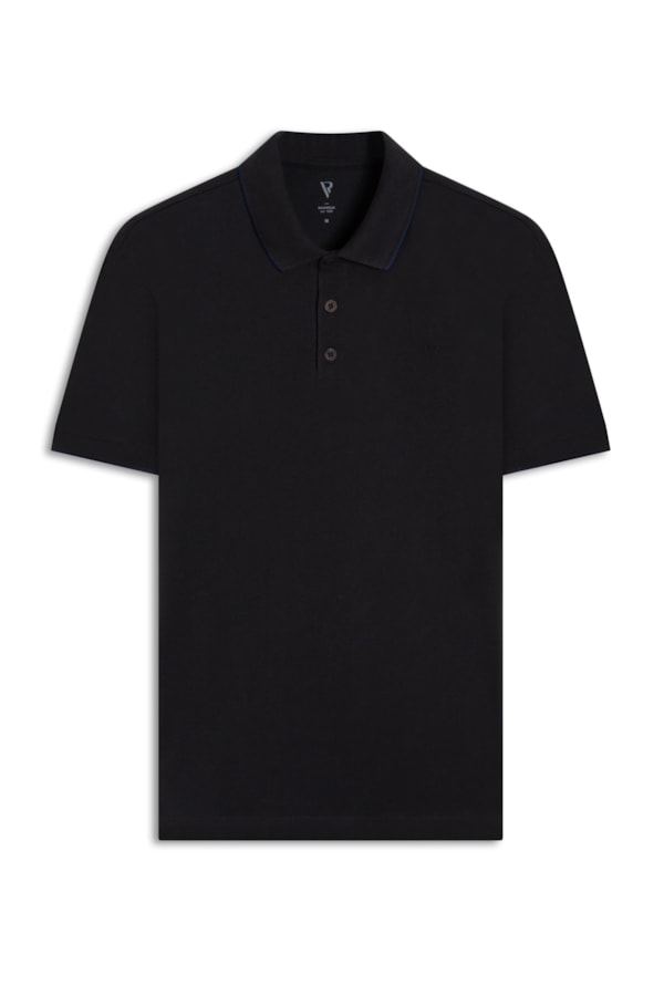 Polo Piquet Frieze Plumbo