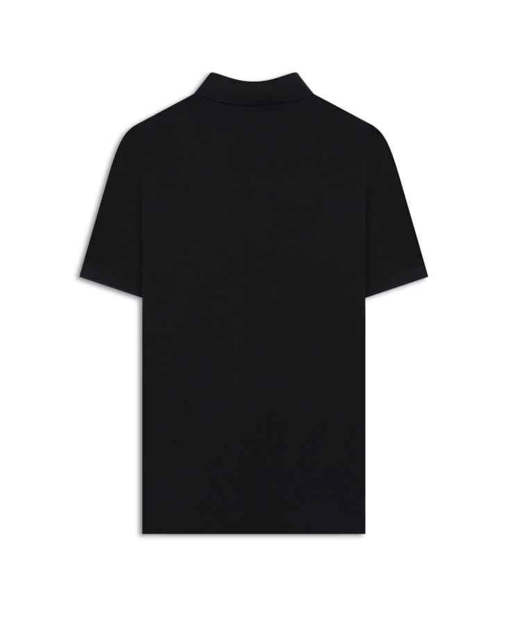 Polo Piquet Frieze Plumbo