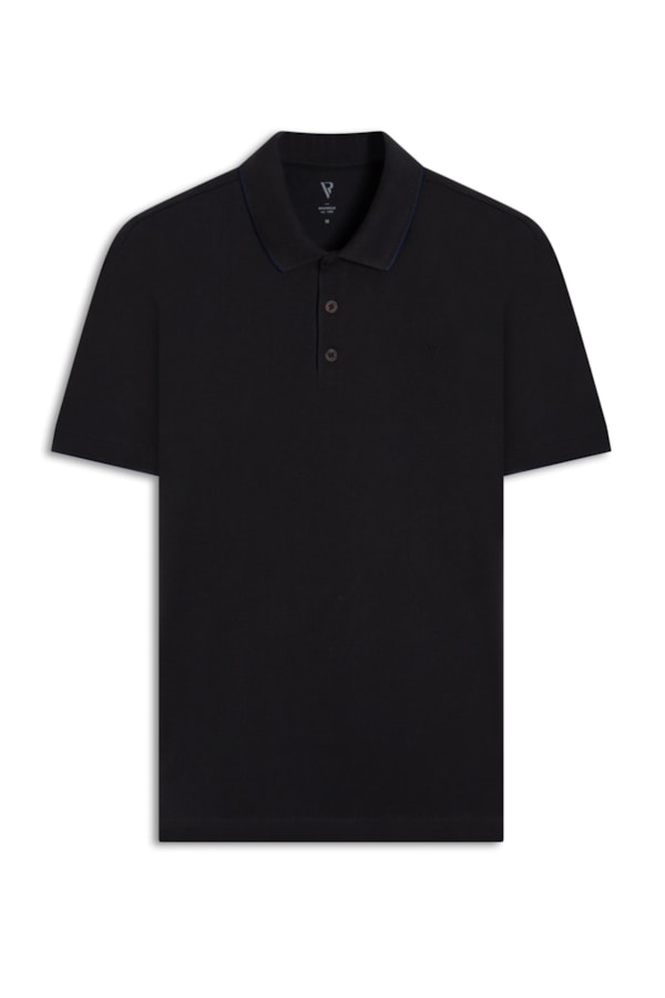 Polo Piquet Frieze Plumbo