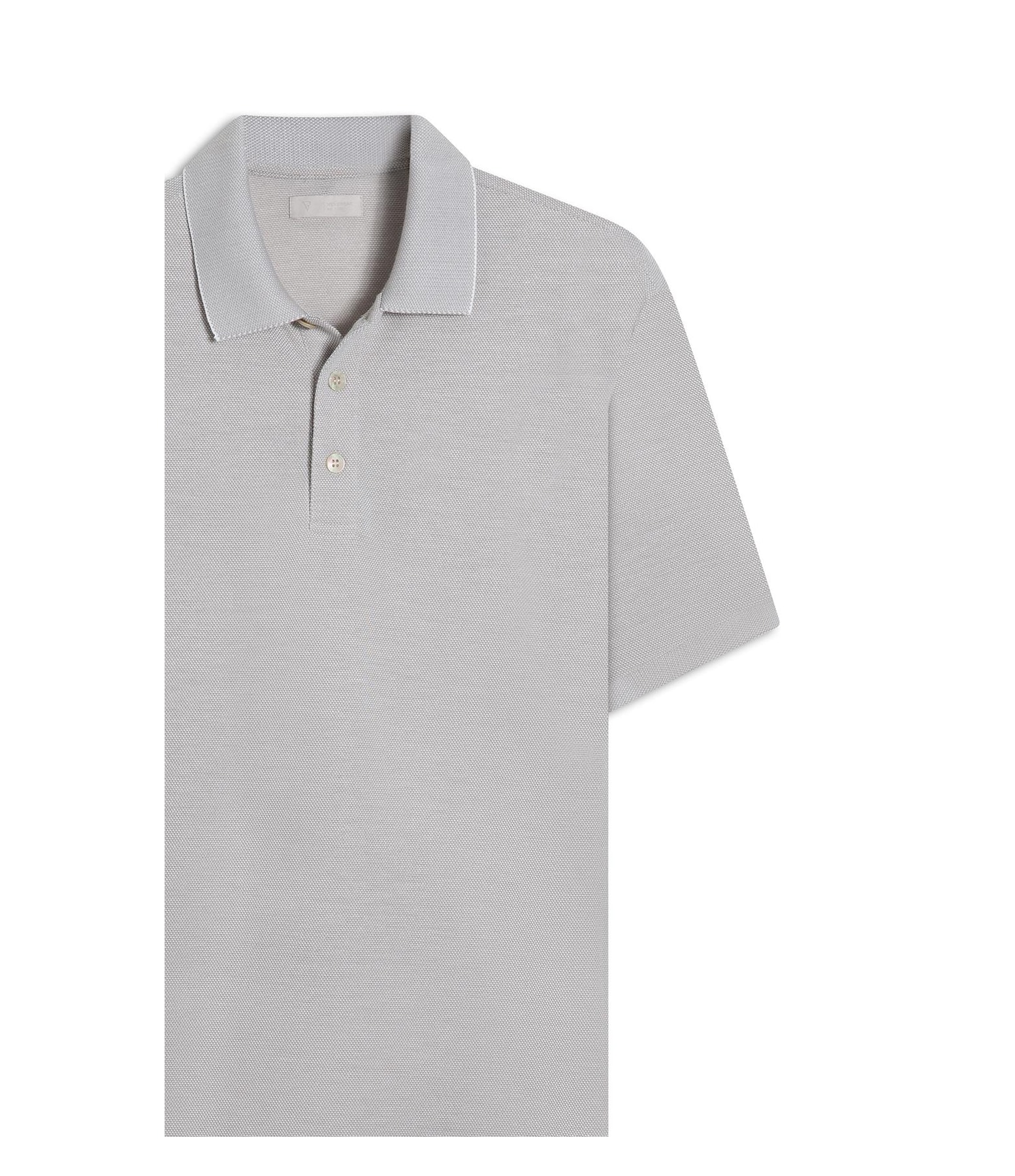 Polo Piquet Juno Cinza Claro