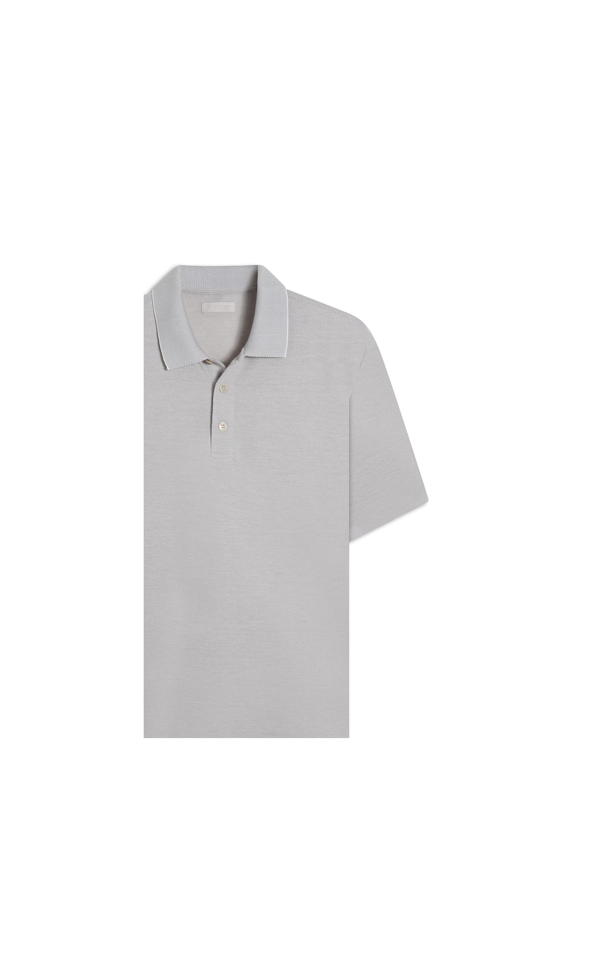 Polo Piquet Juno Cinza Claro