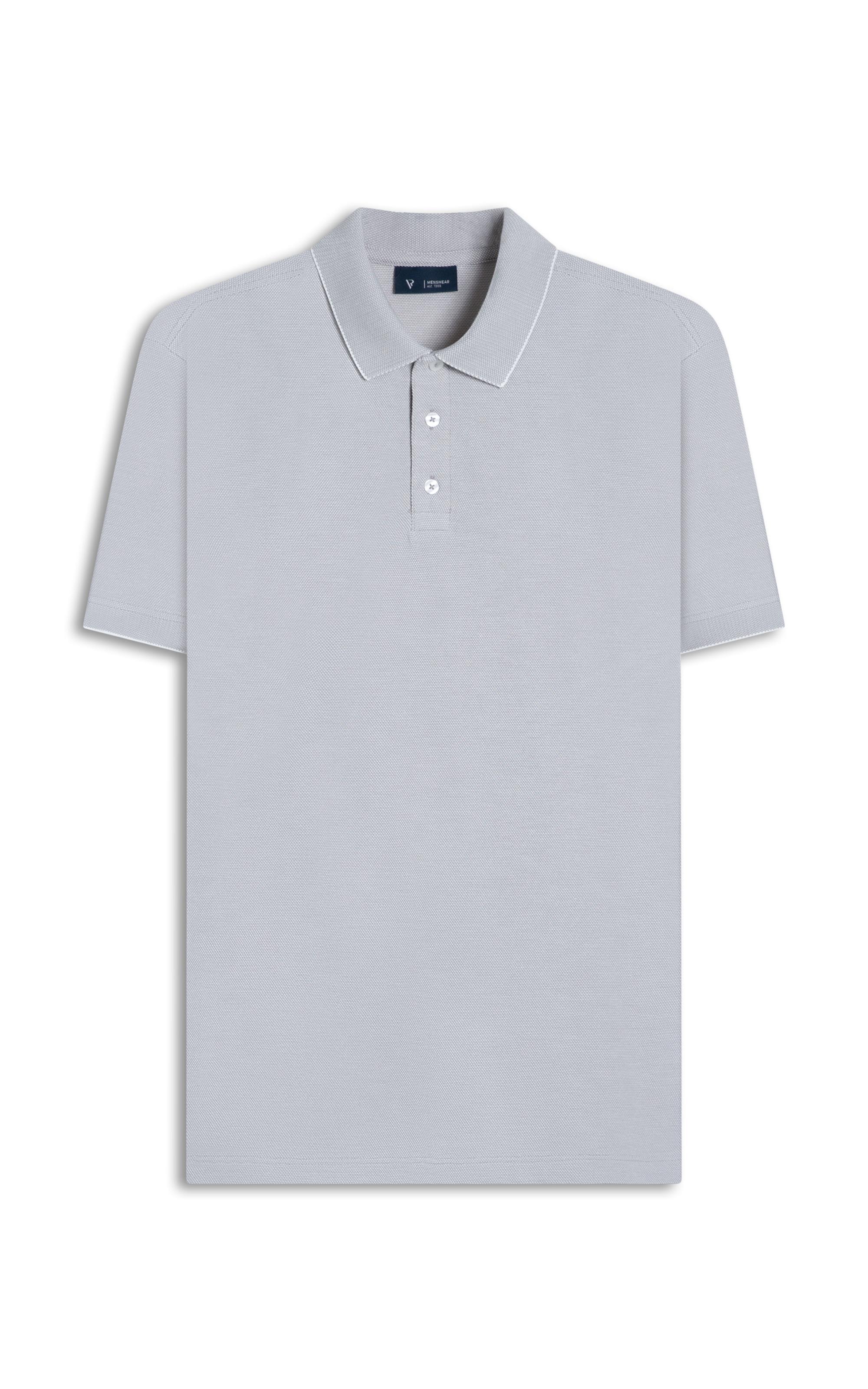 Polo Piquet Juno Preto Mescla