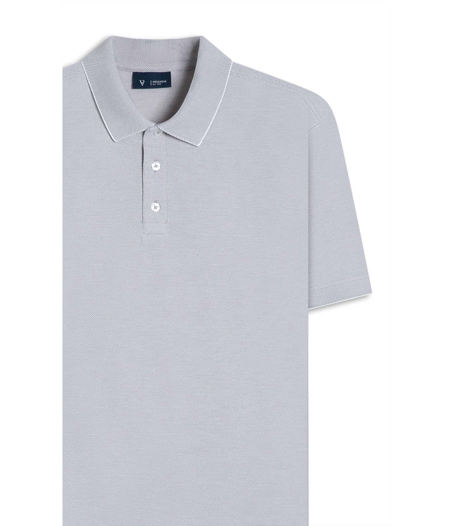 Polo Piquet Juno Preto Mescla