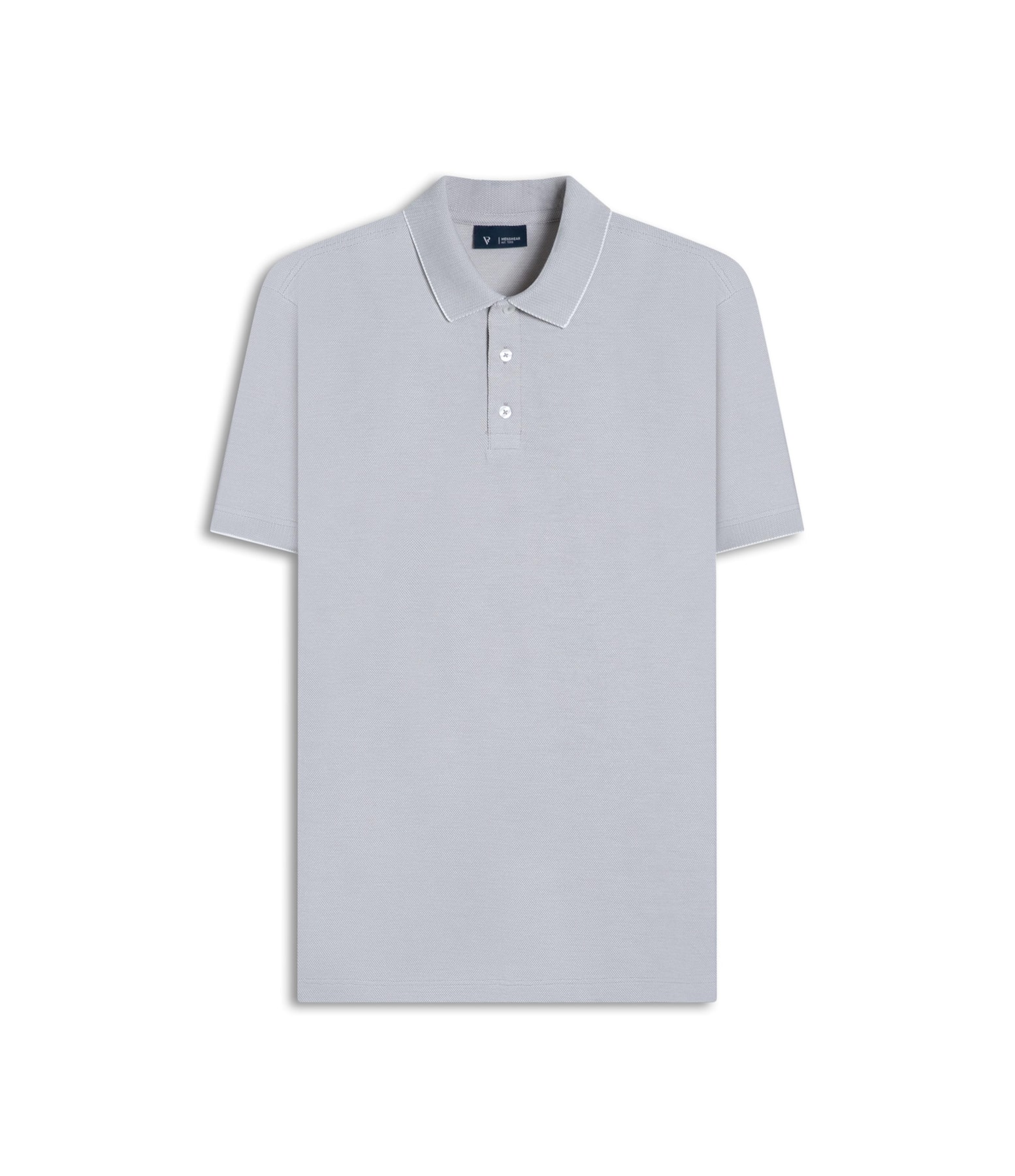 Polo Piquet Juno Preto Mescla