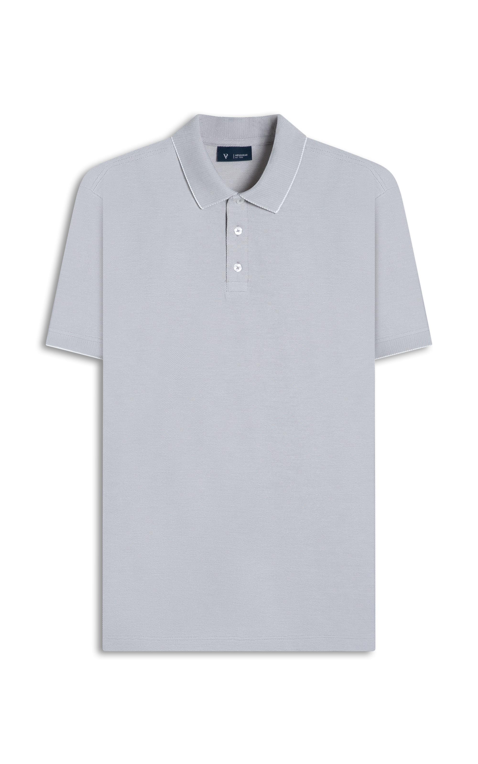 Polo Piquet Juno Preto Mescla