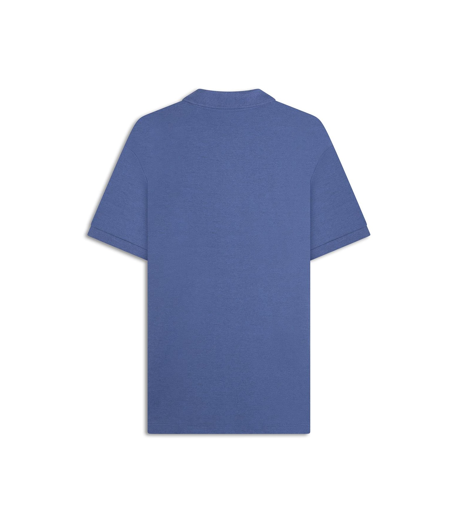 Polo Piquet Mescla Básica Azul Jeans