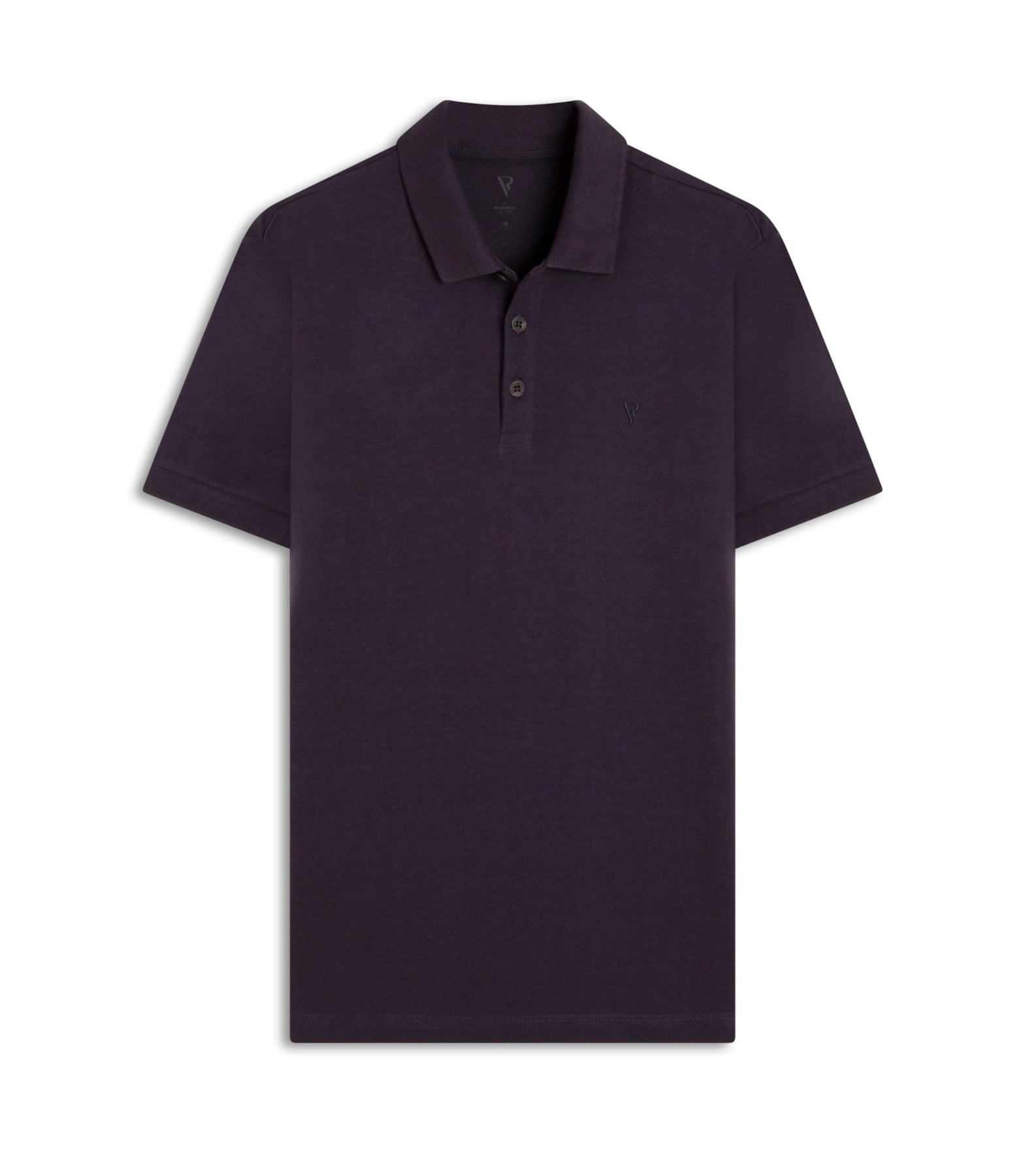 Polo Piquet Mescla Básica Old Purple