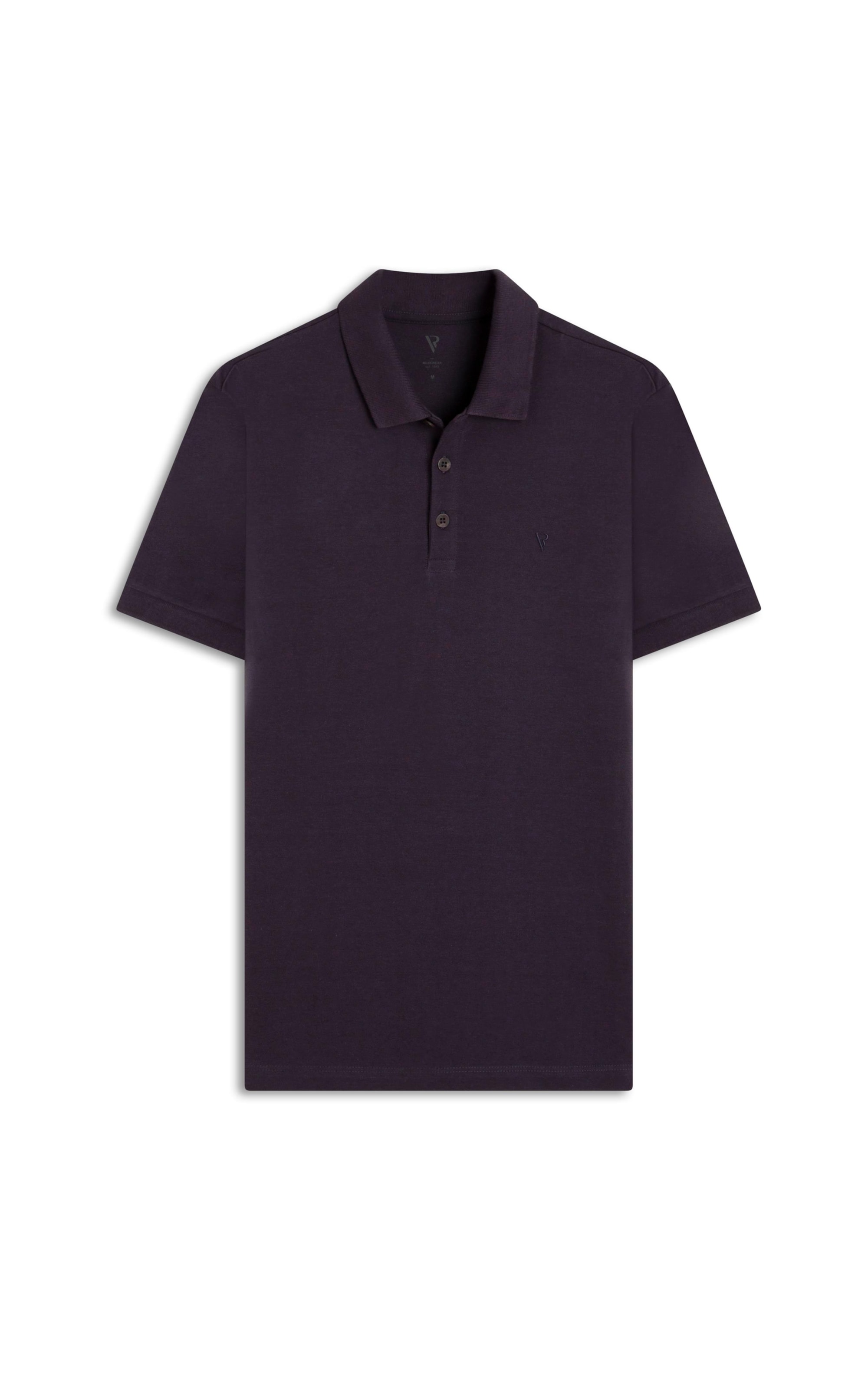 Polo Piquet Mescla Básica Old Purple